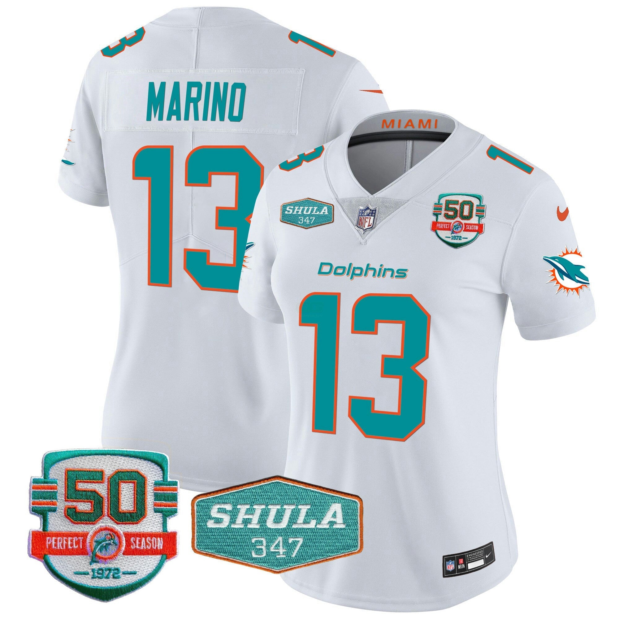 Camisa NFL Women’s Shula 347 Patch Vapor Jersey