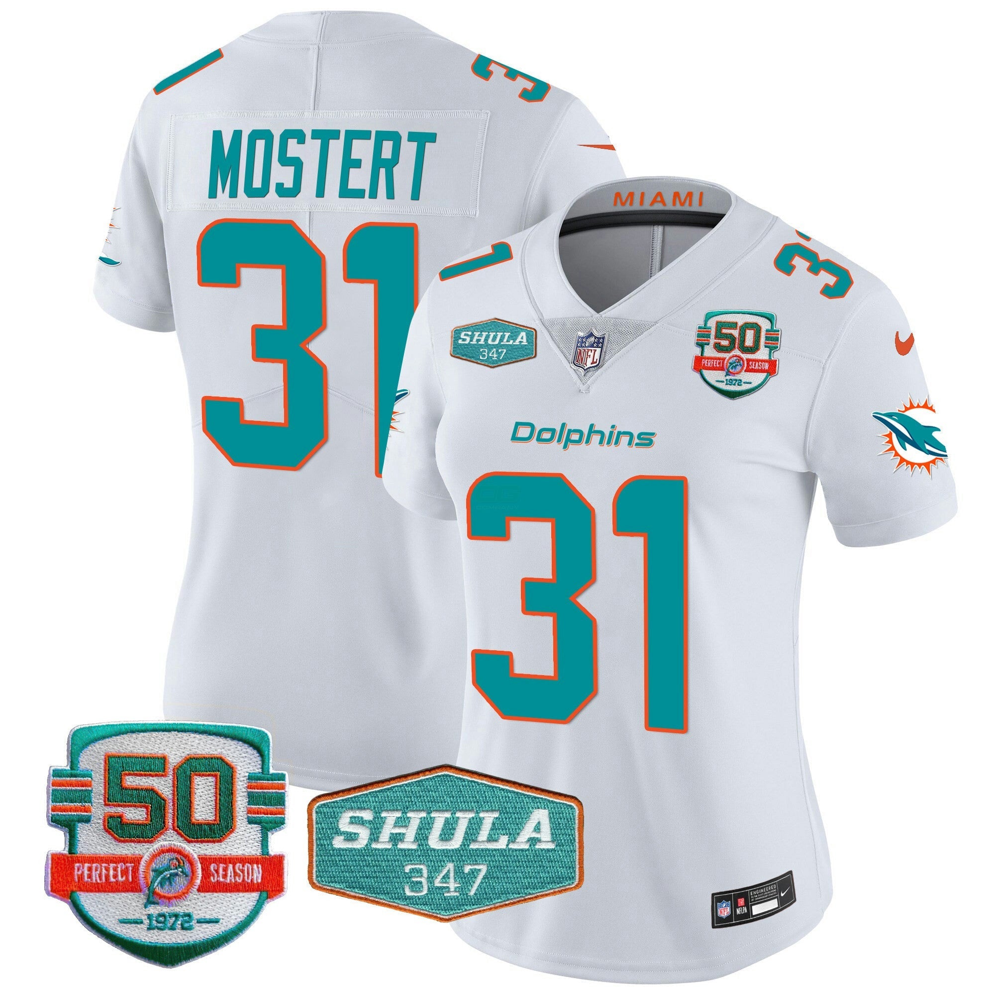 Camisa NFL Women’s Shula 347 Patch Vapor Jersey