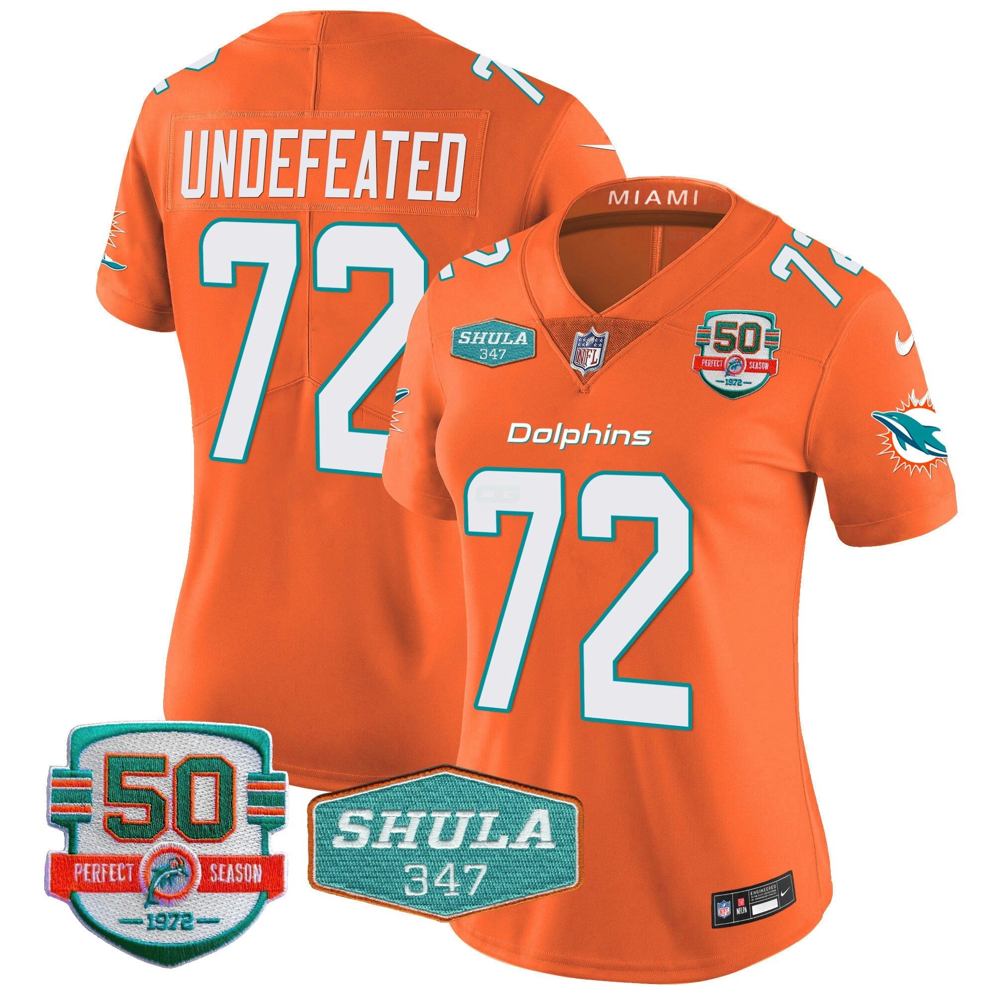 Camisa NFL Women’s Shula 347 Patch Vapor Jersey
