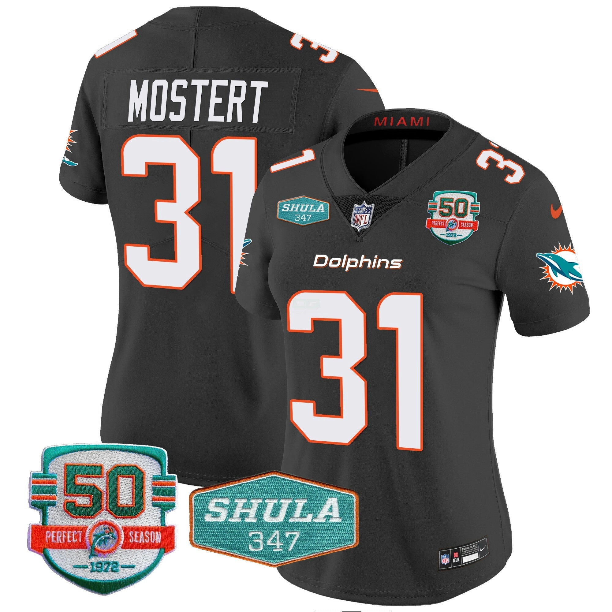 Camisa NFL Women’s Shula 347 Patch Vapor Jersey