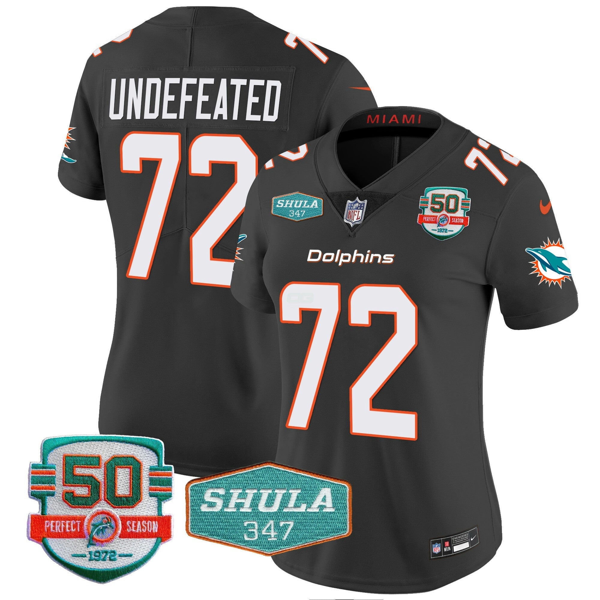 Camisa NFL Women’s Shula 347 Patch Vapor Jersey
