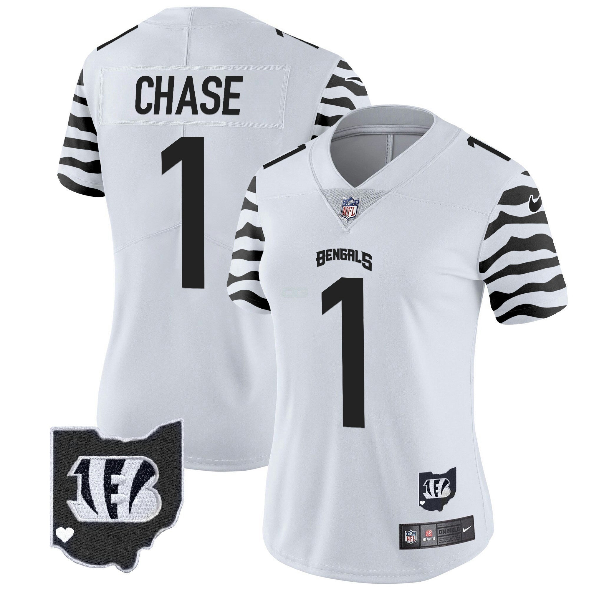 Camisa NFL Women’s Stripes Vapor Limited Jersey