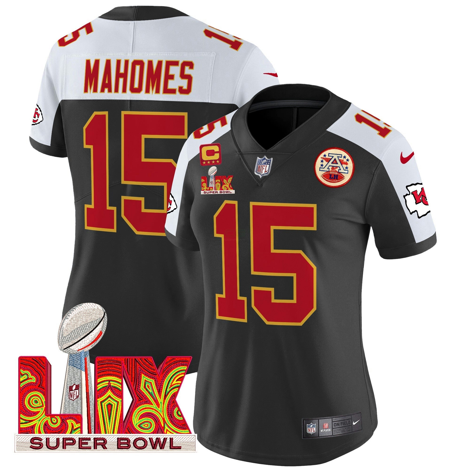 Camisa NFL Women’s Super Bowl LIX Patch Vapor Limited Jersey
