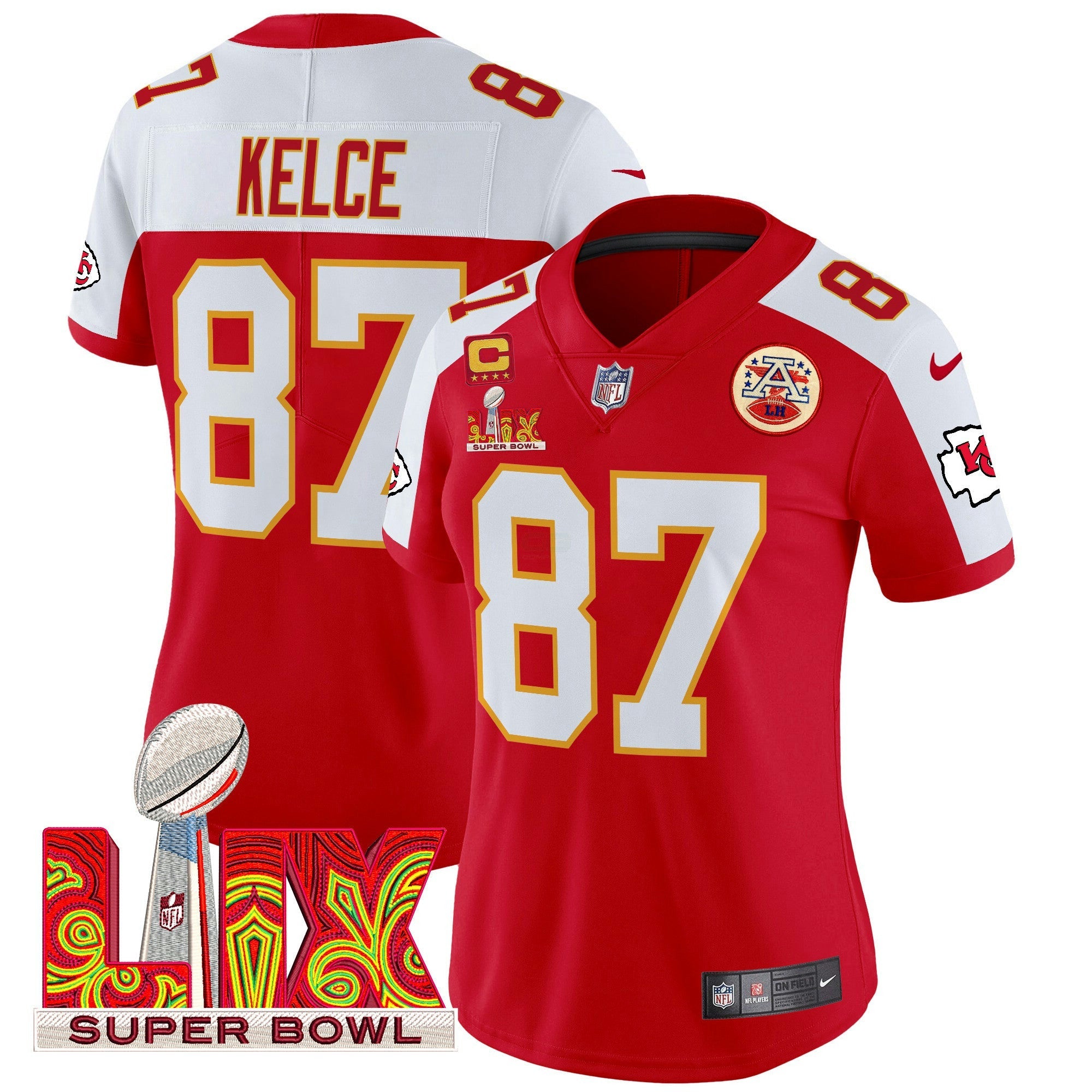 Camisa NFL Women’s Super Bowl LIX Patch Vapor Limited Jersey