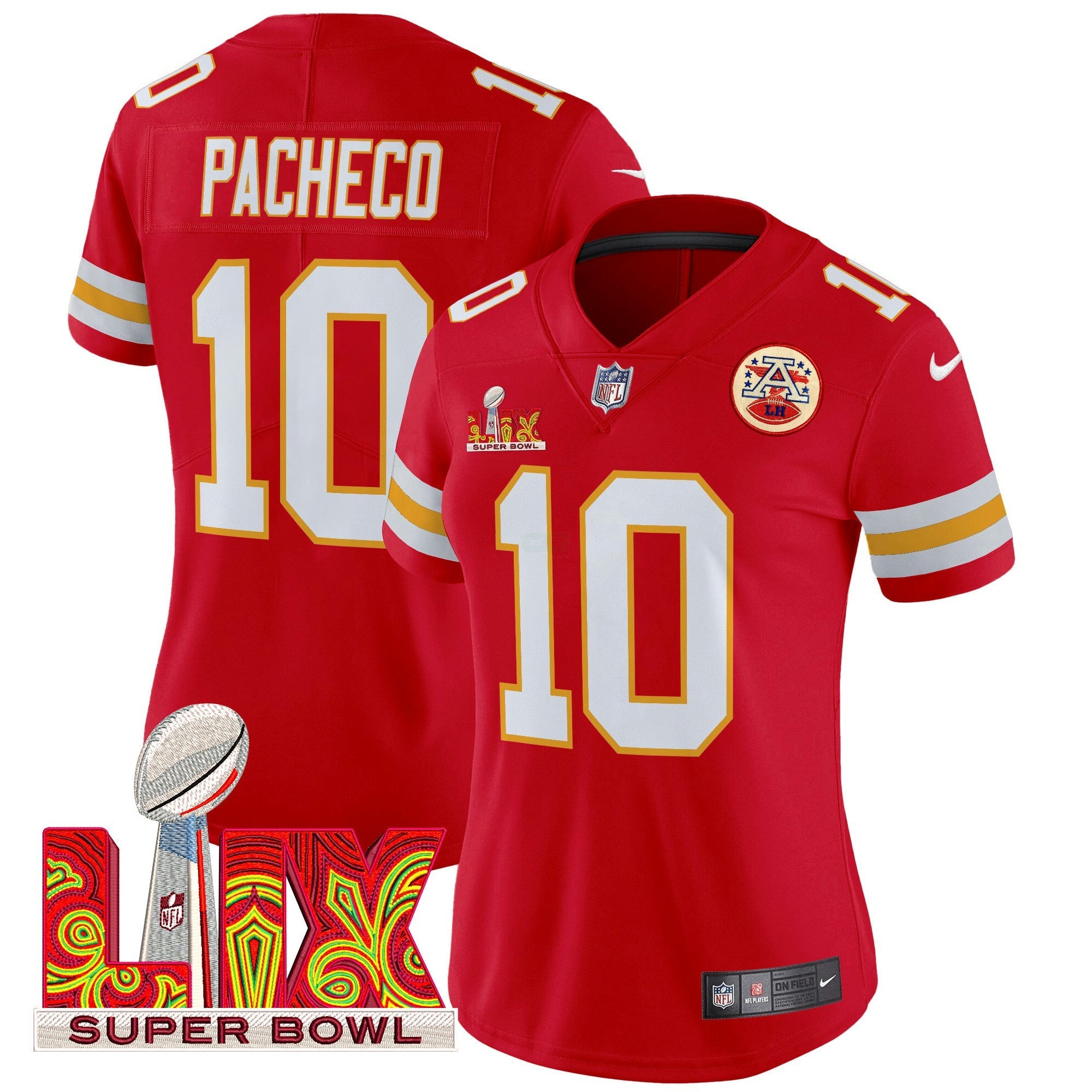 Camisa NFL Women’s Super Bowl LIX Patch Vapor Limited Jersey