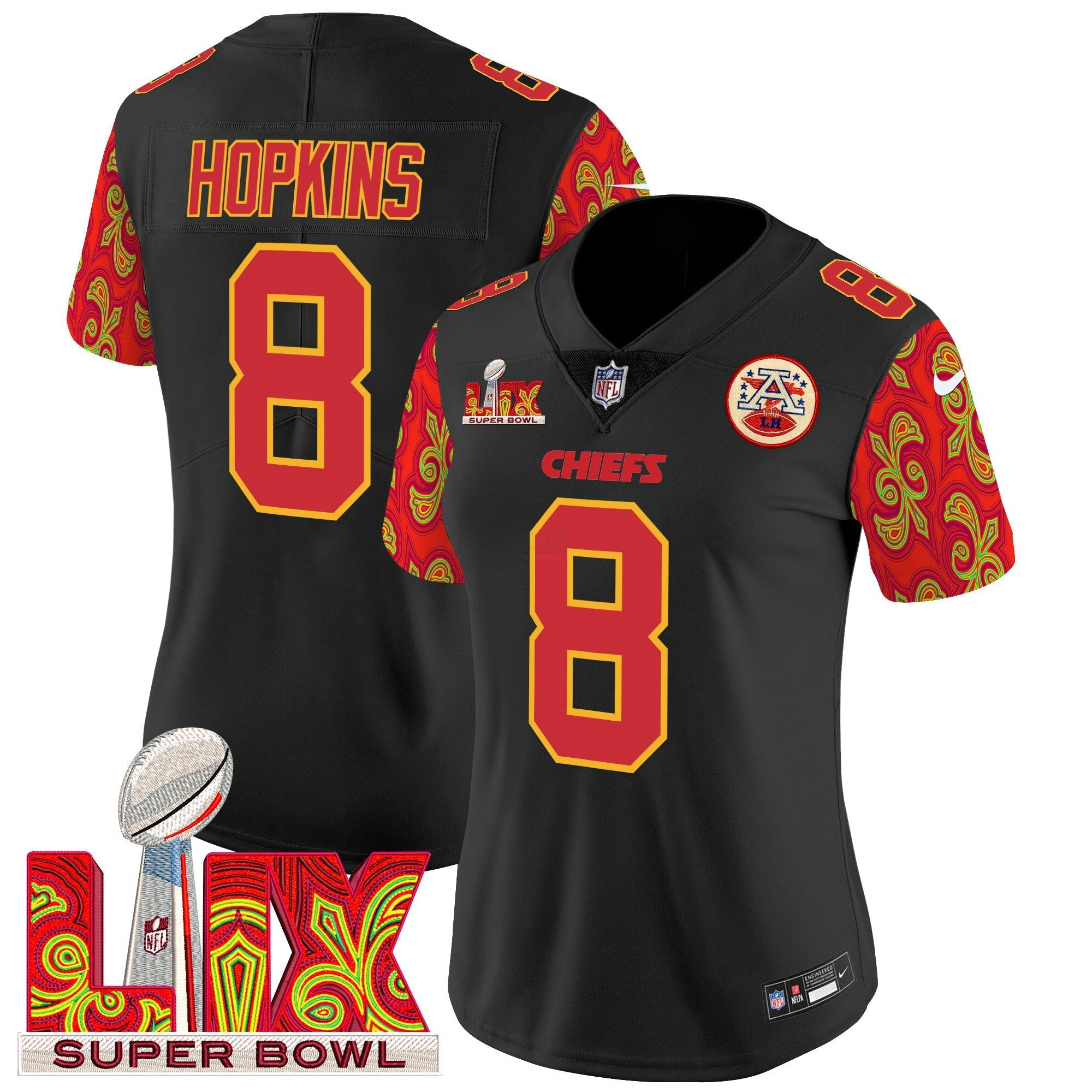 Camisa NFL Women’s Super Bowl LIX Style Vapor Limited Jersey