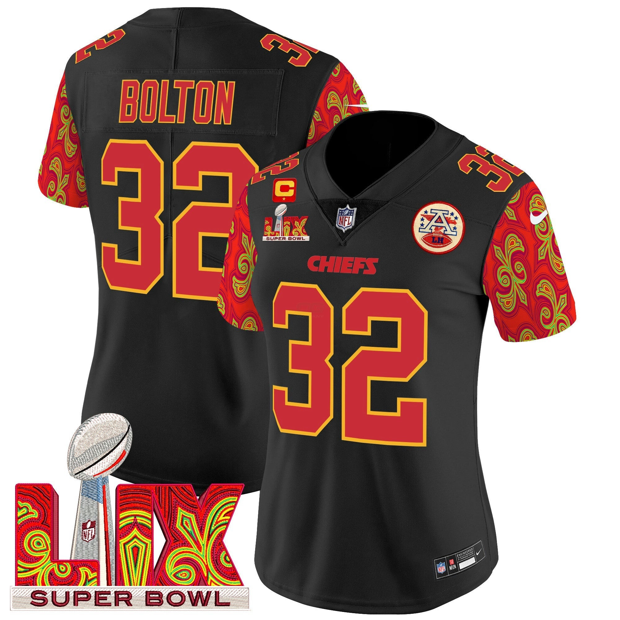 Camisa NFL Women’s Super Bowl LIX Style Vapor Limited Jersey