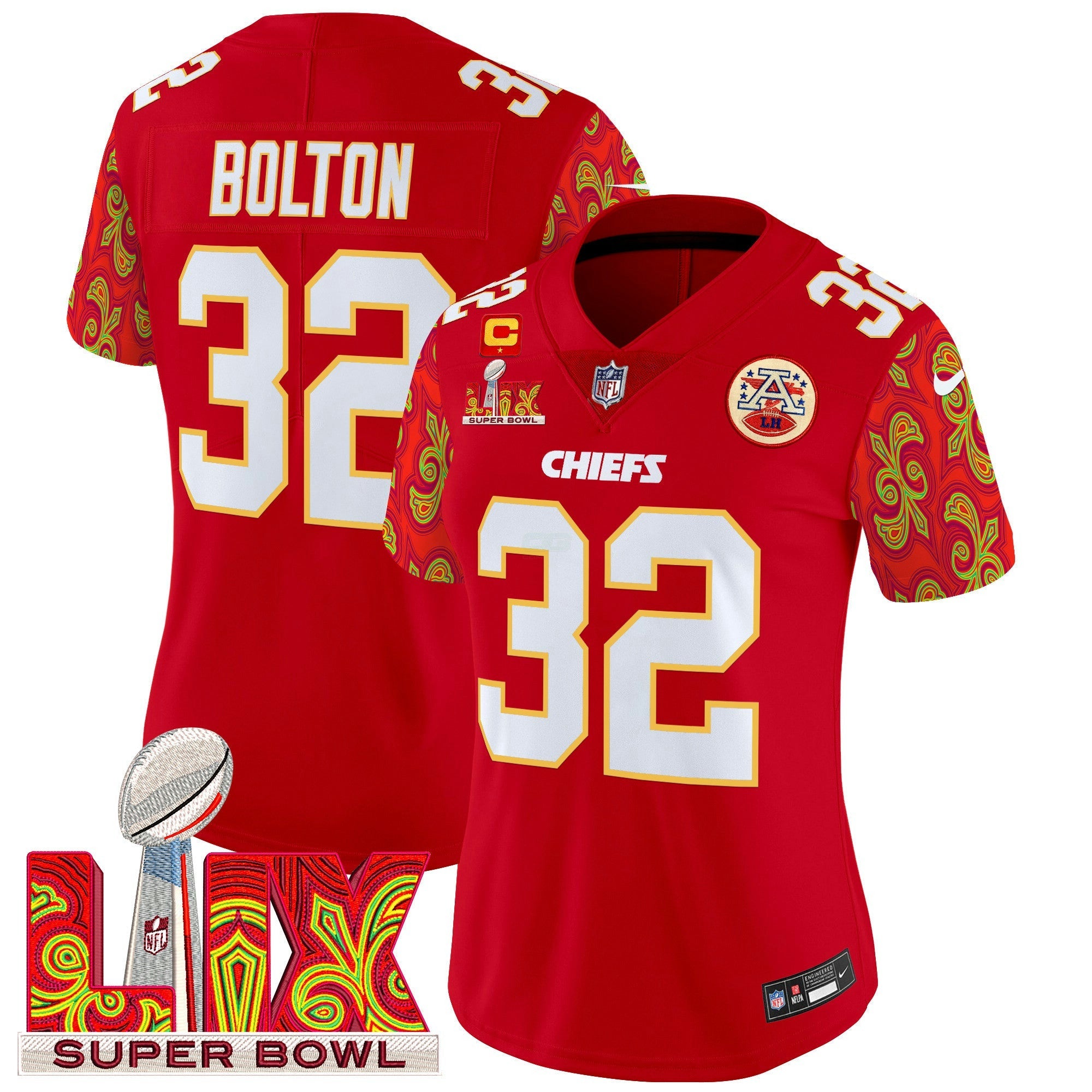 Camisa NFL Women’s Super Bowl LIX Style Vapor Limited Jersey