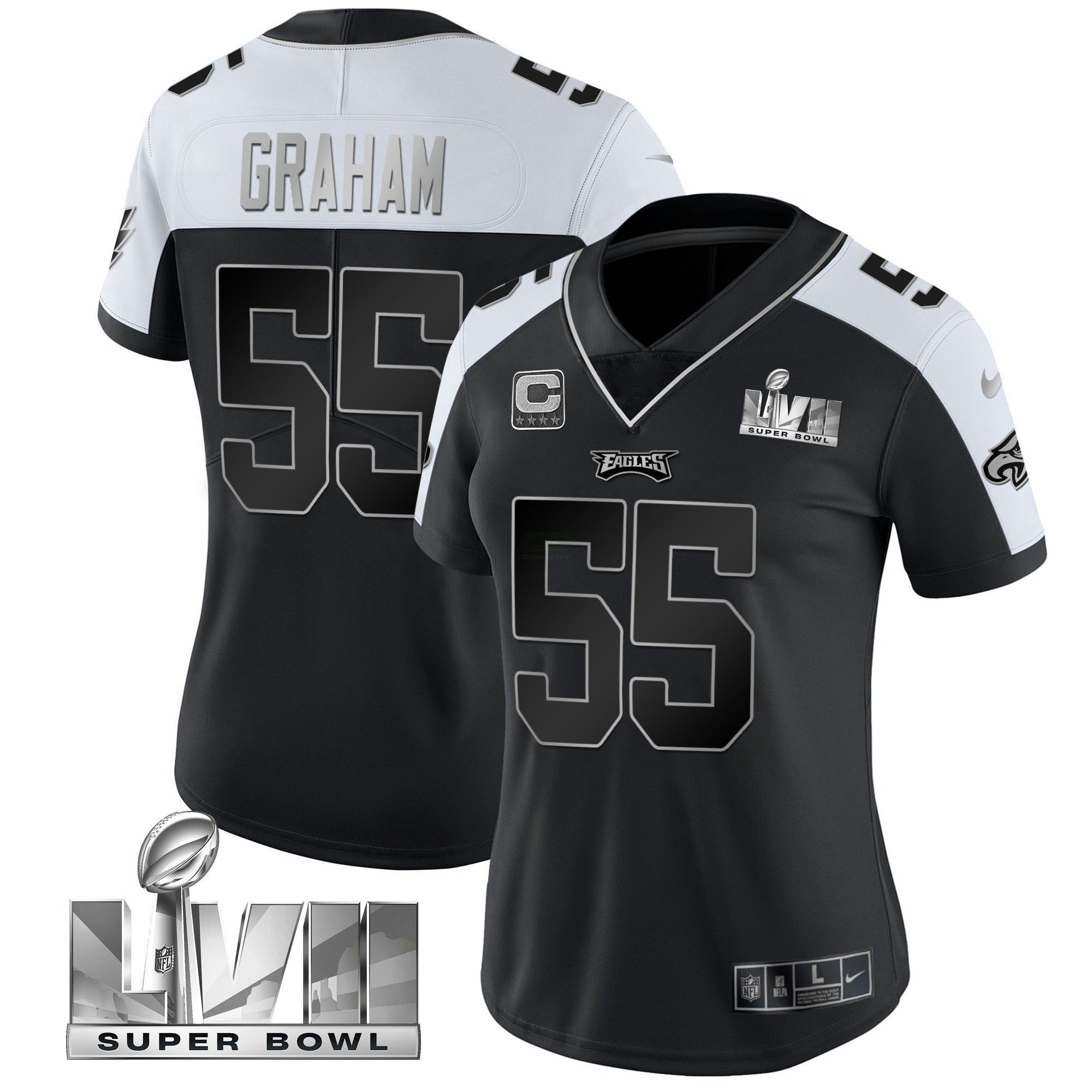 Camisa NFL Women’s Super Bowl LVII Alternativa Jersey - Alternativa Prata
