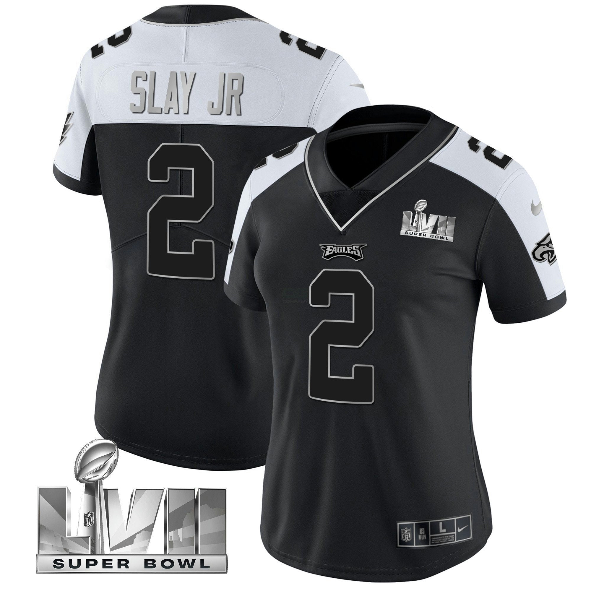 Camisa NFL Women’s Super Bowl LVII Alternativa Jersey - Alternativa Prata