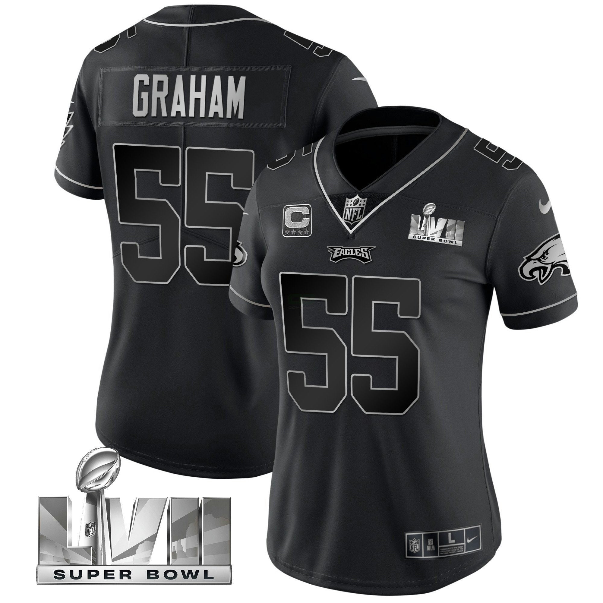 Camisa NFL Women’s Super Bowl LVII Dourada Vapor Jersey