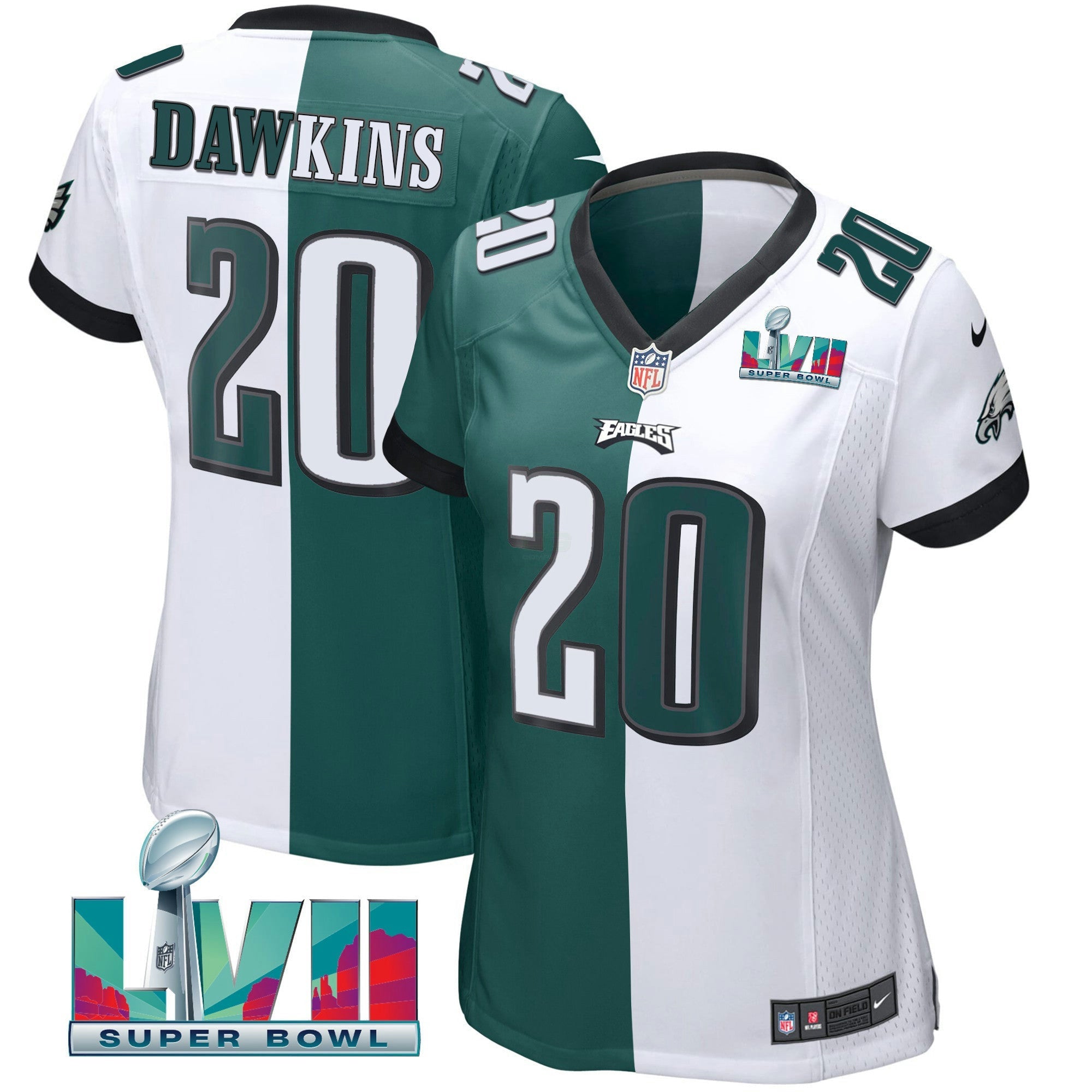 Camisa NFL Women’s Super Bowl LVII Split Jersey