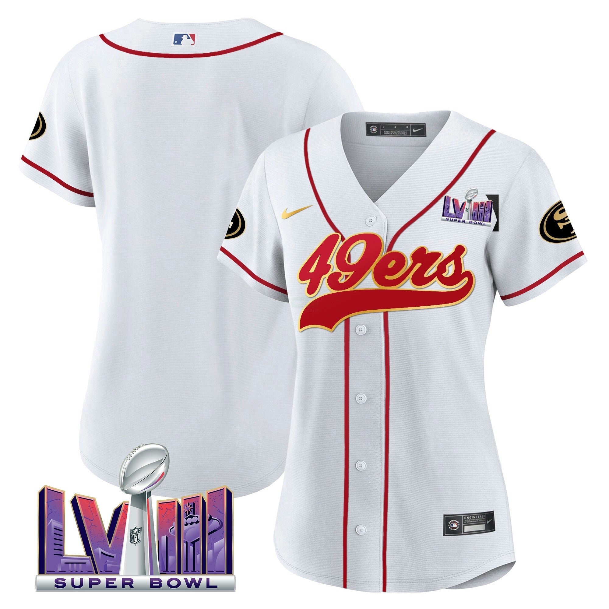 Camisa NFL Women’s Super Bowl LVIII Patch Jersey