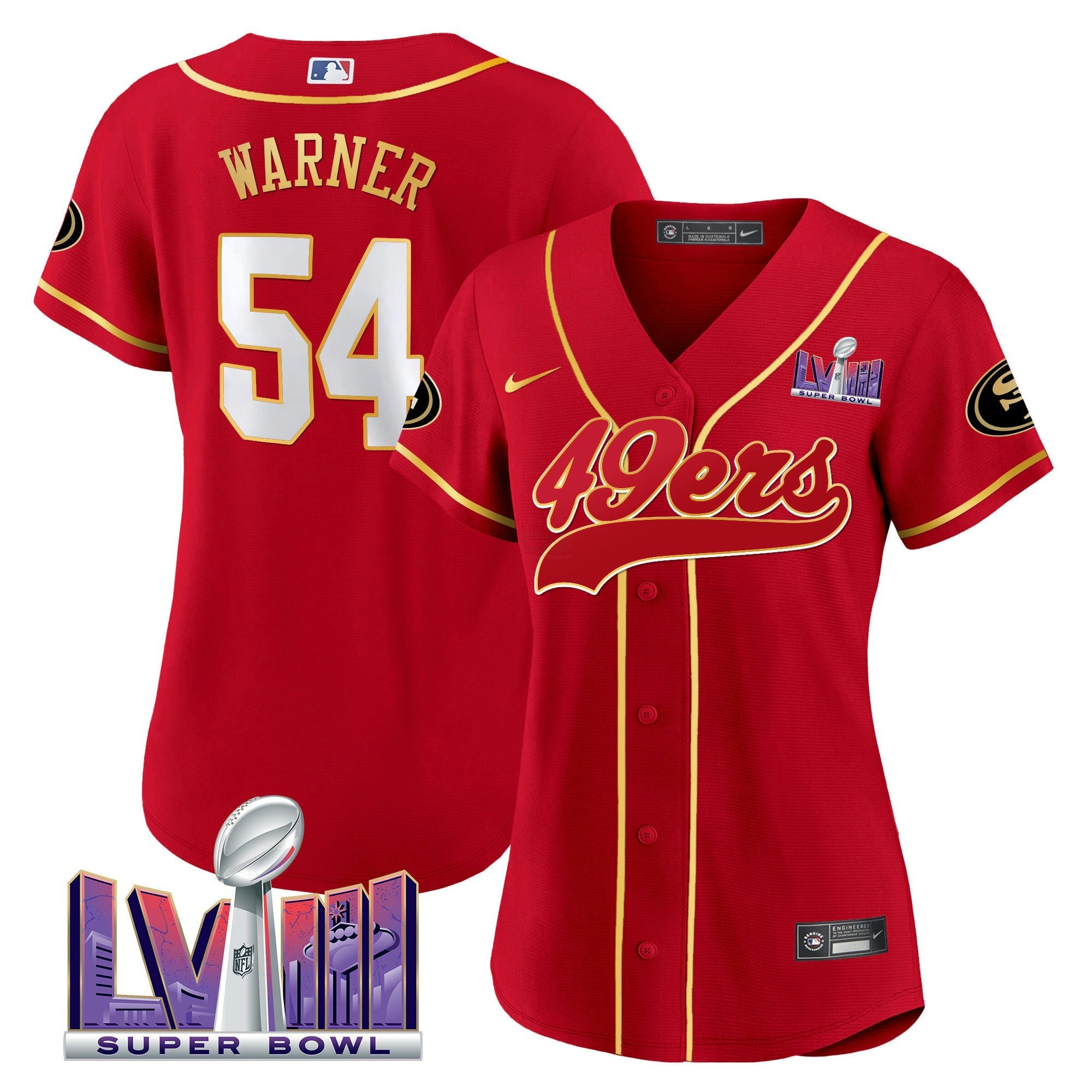 Camisa NFL Women’s Super Bowl LVIII Patch Jersey