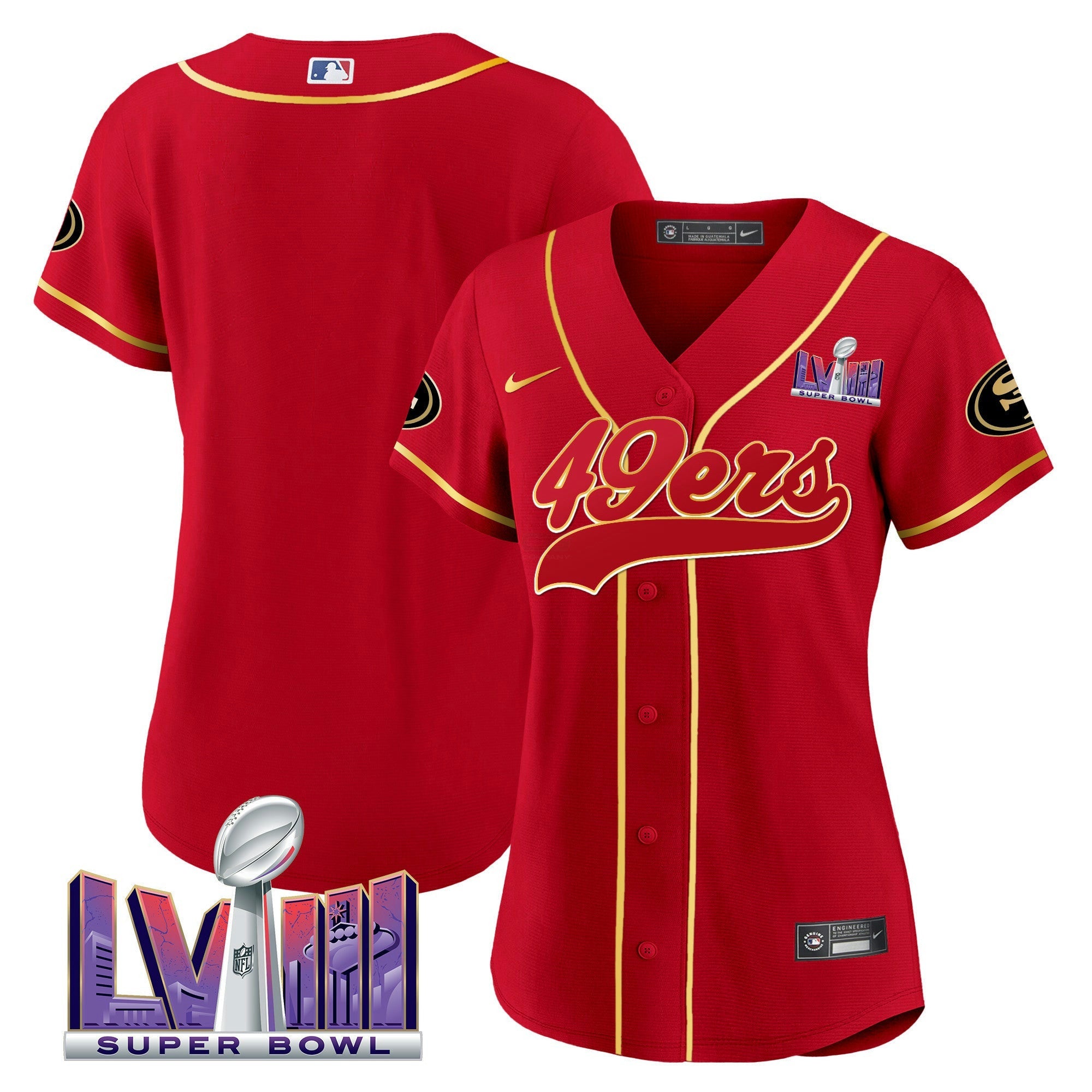 Camisa NFL Women’s Super Bowl LVIII Patch Jersey