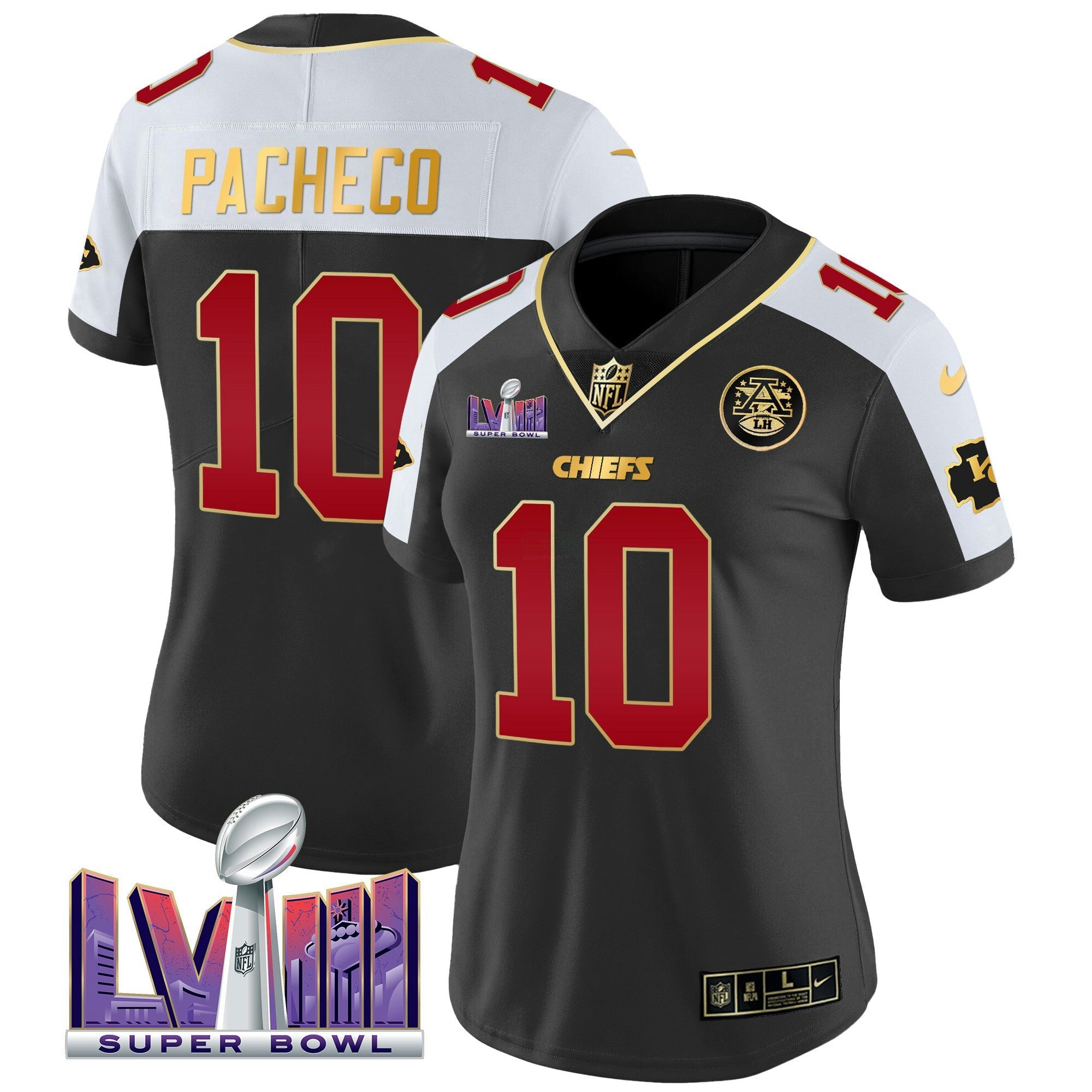 Camisa NFL Women’s Super Bowl LVIII Patch Vapor Jersey