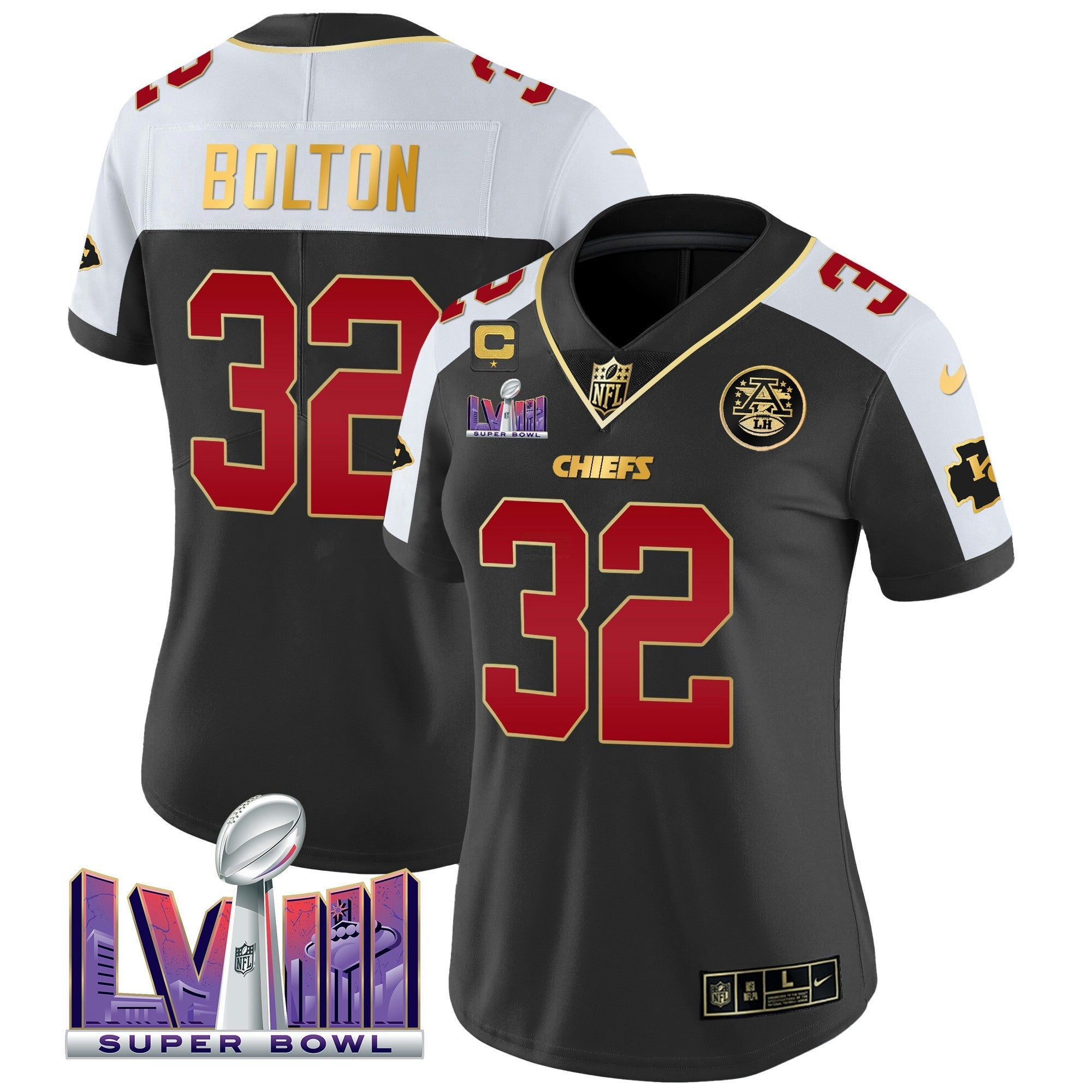Camisa NFL Women’s Super Bowl LVIII Patch Vapor Jersey