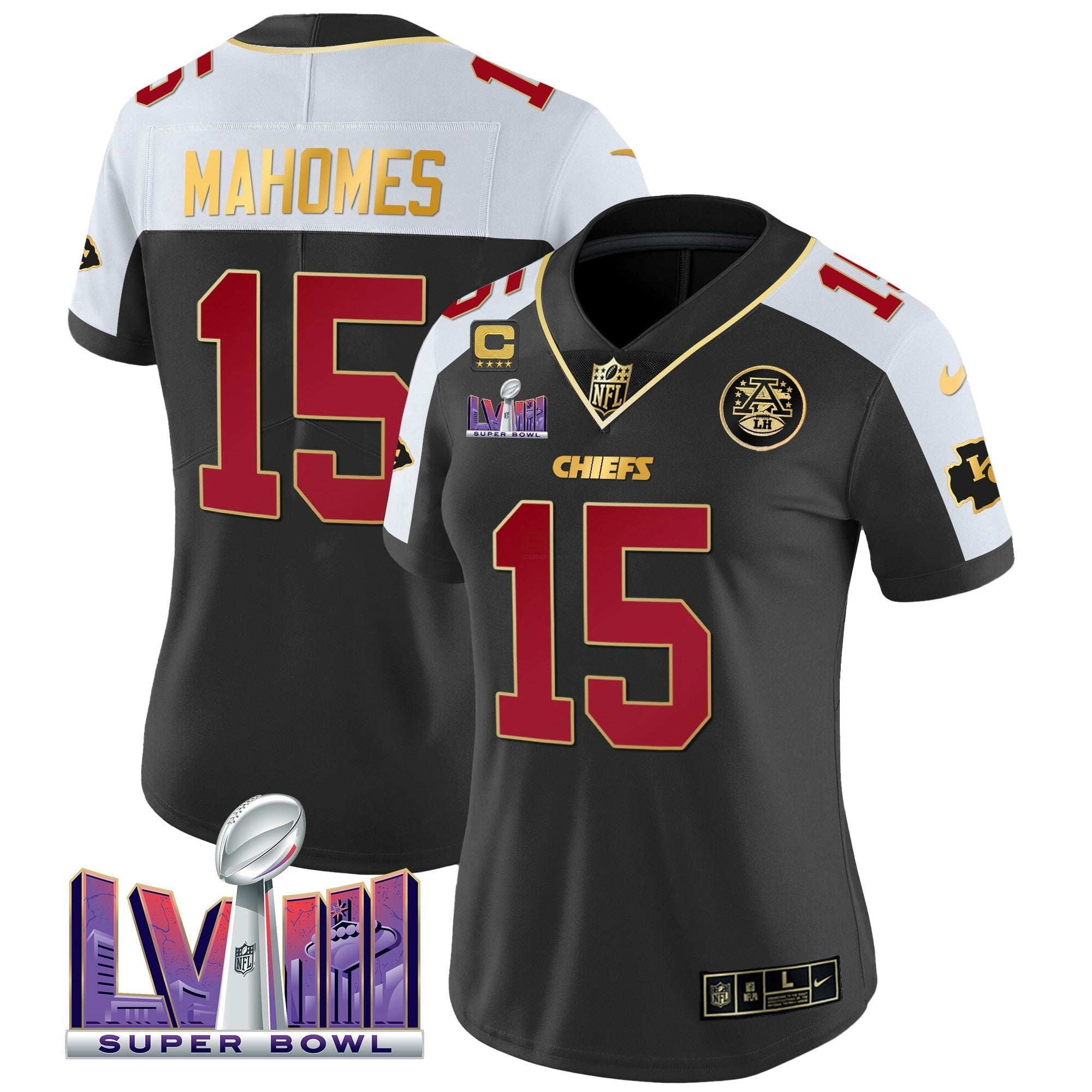 Camisa NFL Women’s Super Bowl LVIII Patch Vapor Jersey