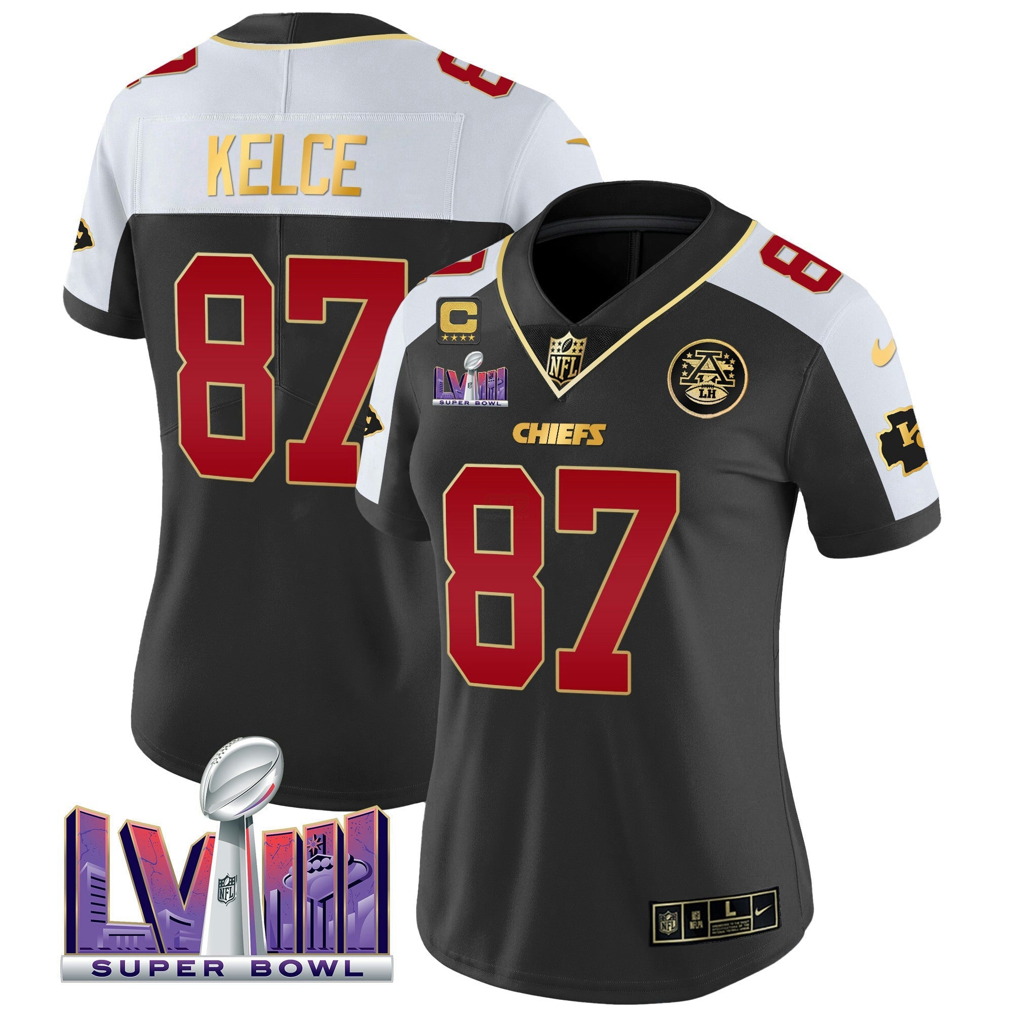 Camisa NFL Women’s Super Bowl LVIII Patch Vapor Jersey