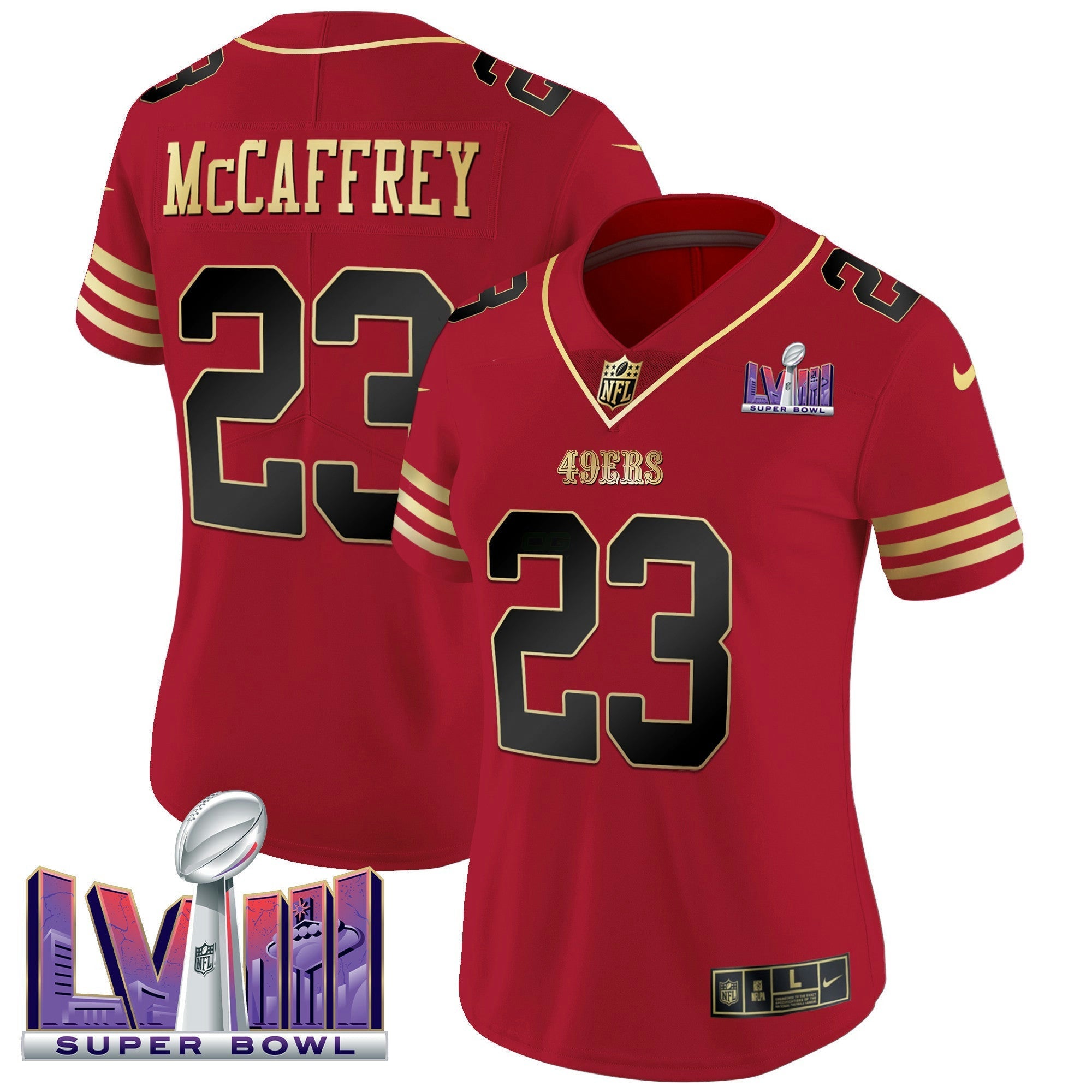 Camisa NFL Women’s Super Bowl LVIII Patch Vapor Jersey