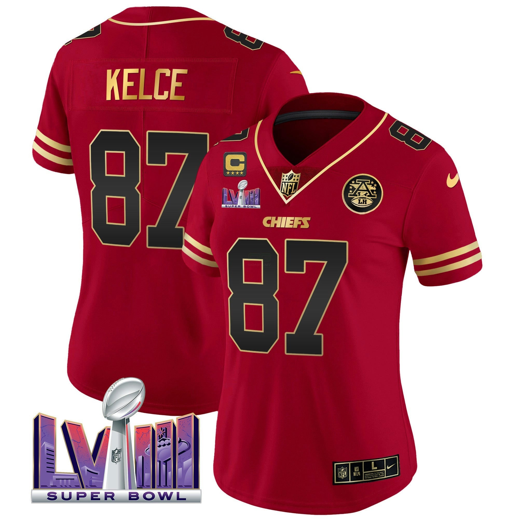 Camisa NFL Women’s Super Bowl LVIII Patch Vapor Jersey