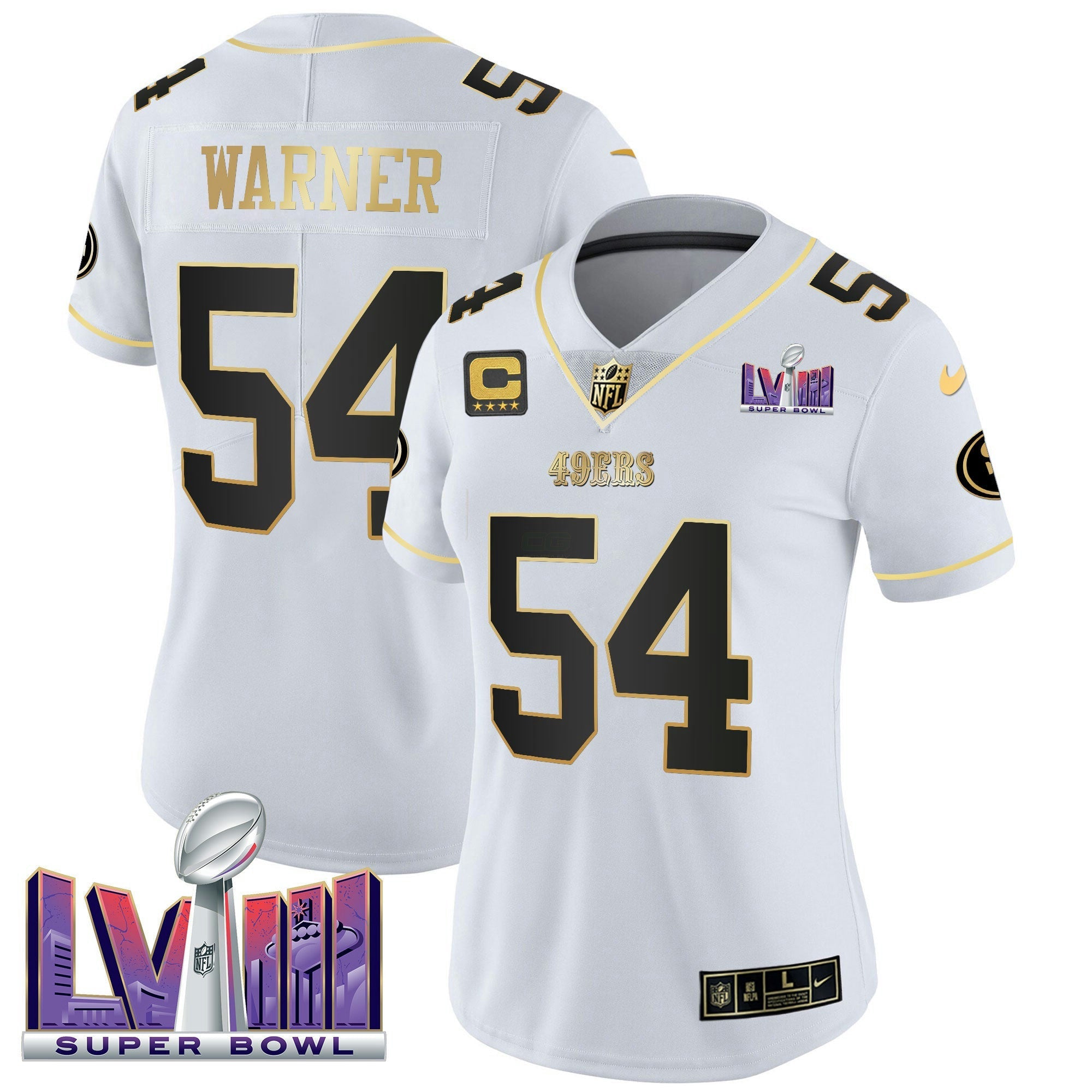Camisa NFL Women’s Super Bowl LVIII Patch Vapor Jersey V2
