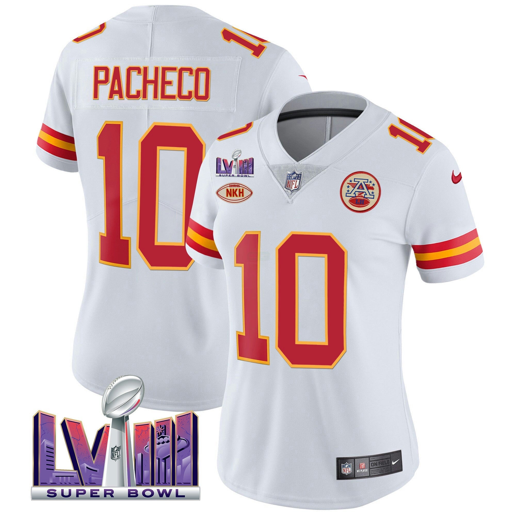 Camisa NFL Women’s Super Bowl LVIII Patch Vapor Jersey V2