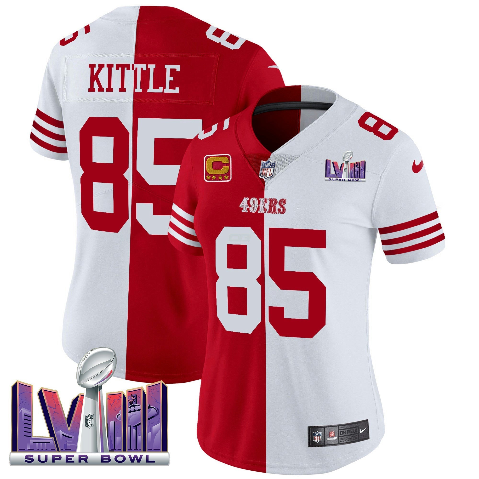 Camisa NFL Women’s Super Bowl LVIII Patch Vapor Jersey V2