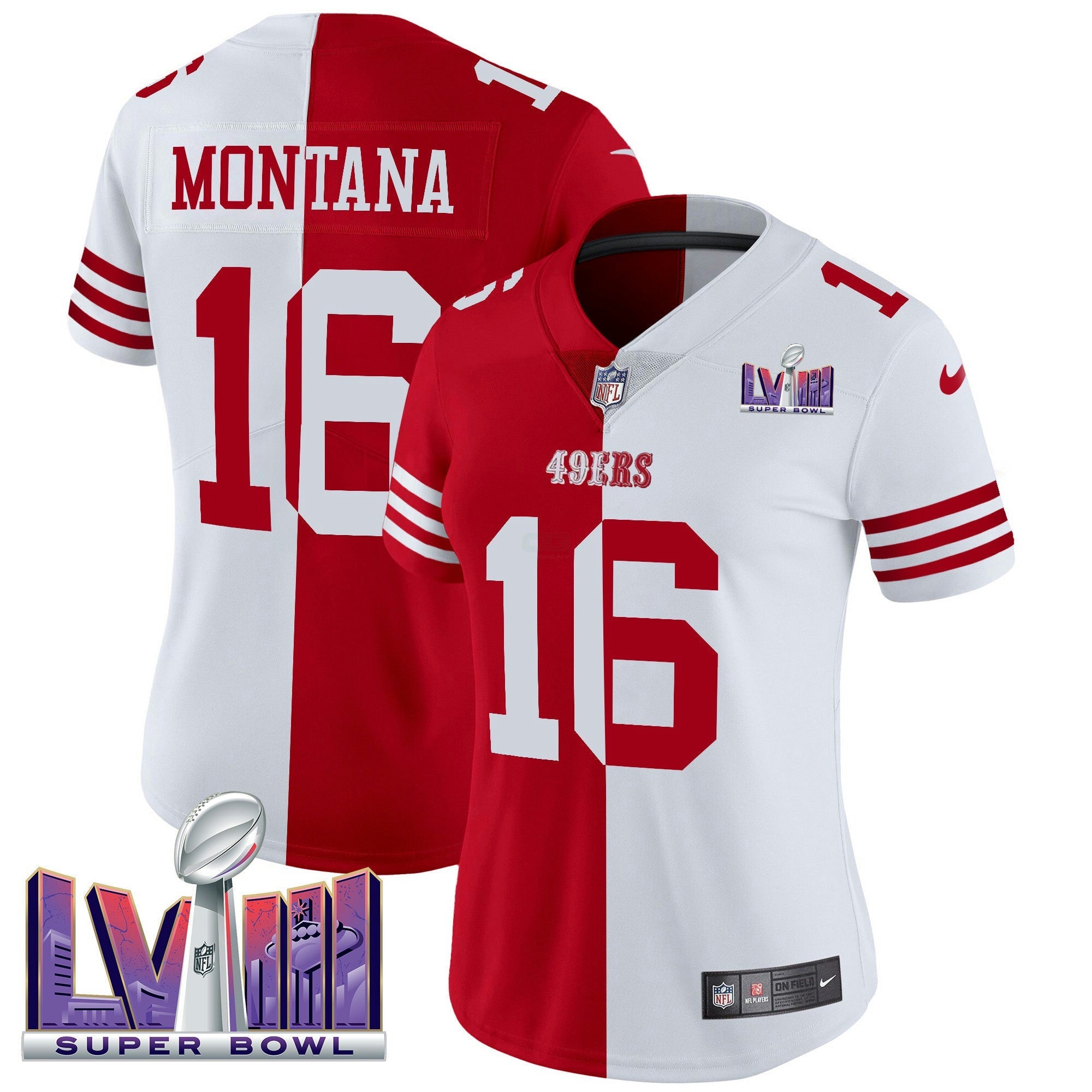 Camisa NFL Women’s Super Bowl LVIII Patch Vapor Jersey V2