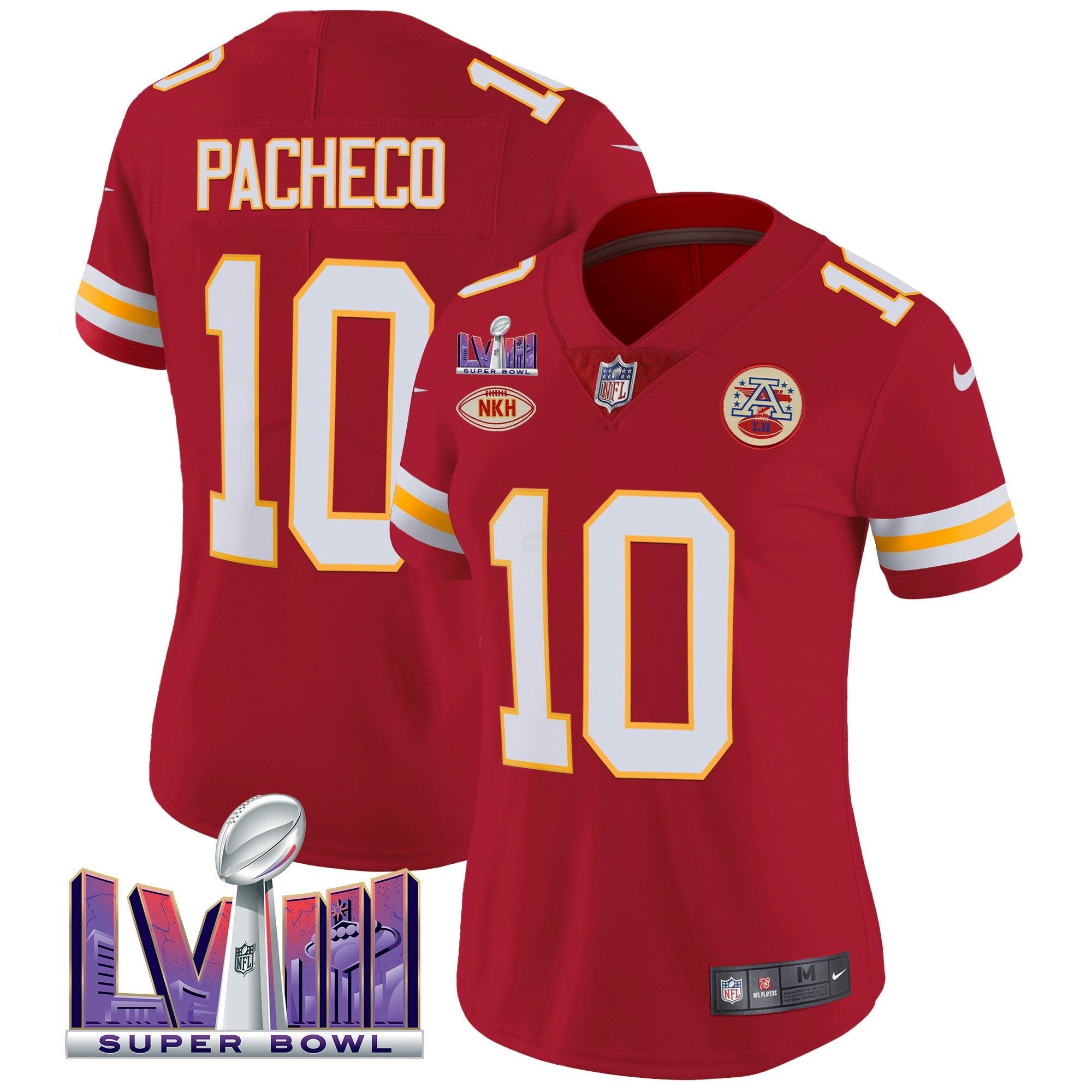 Camisa NFL Women’s Super Bowl LVIII Patch Vapor Jersey V2