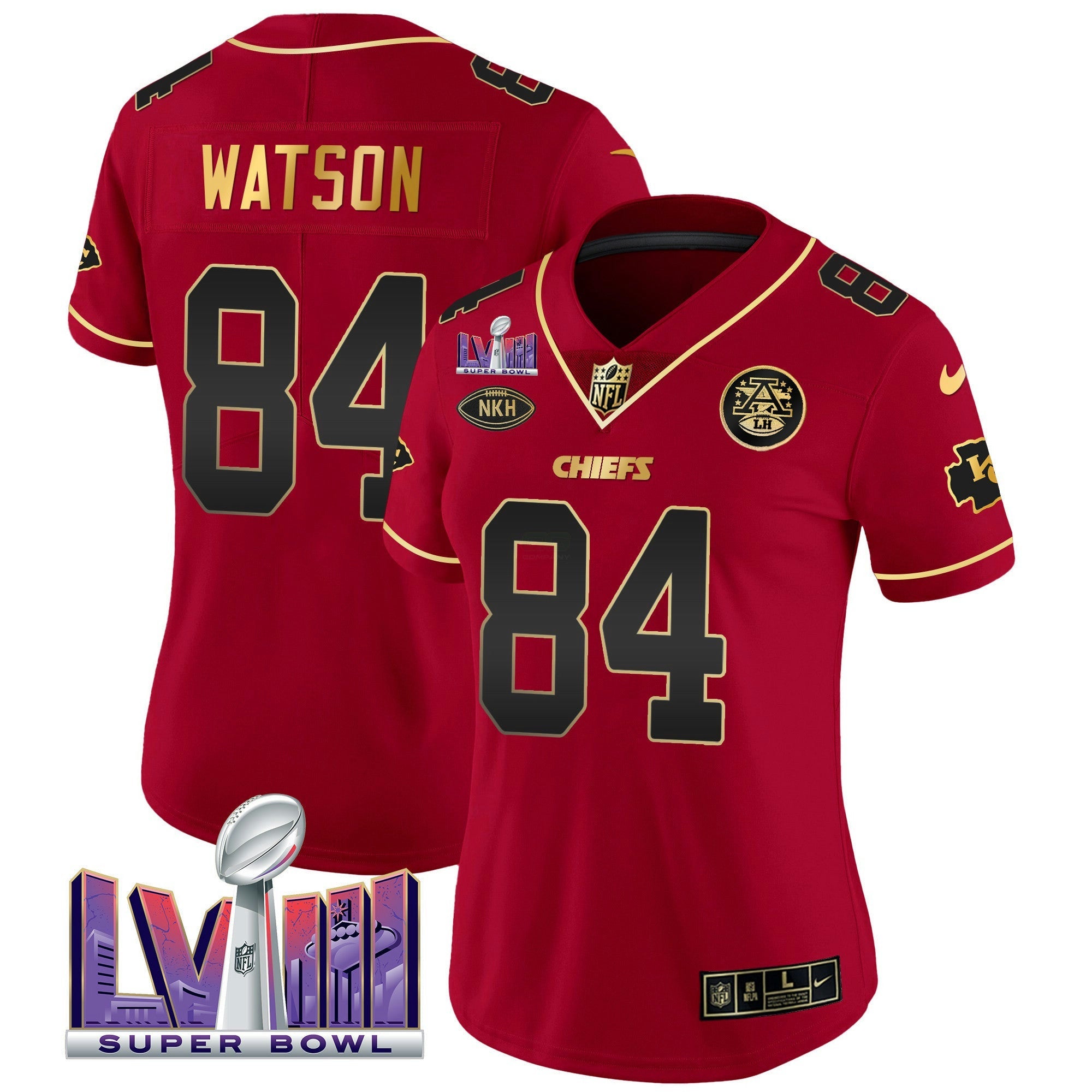 Camisa NFL Women’s Super Bowl LVIII Patch Vapor Jersey V2