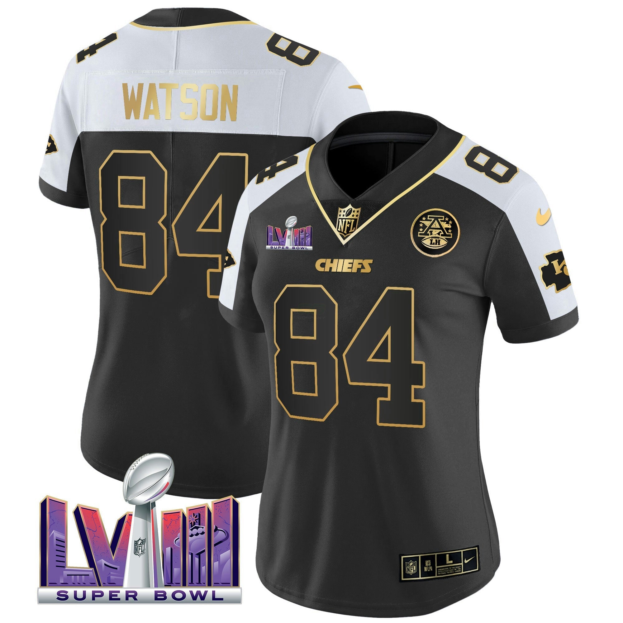 Camisa NFL Women’s Super Bowl LVIII Patch Vapor Jersey V4