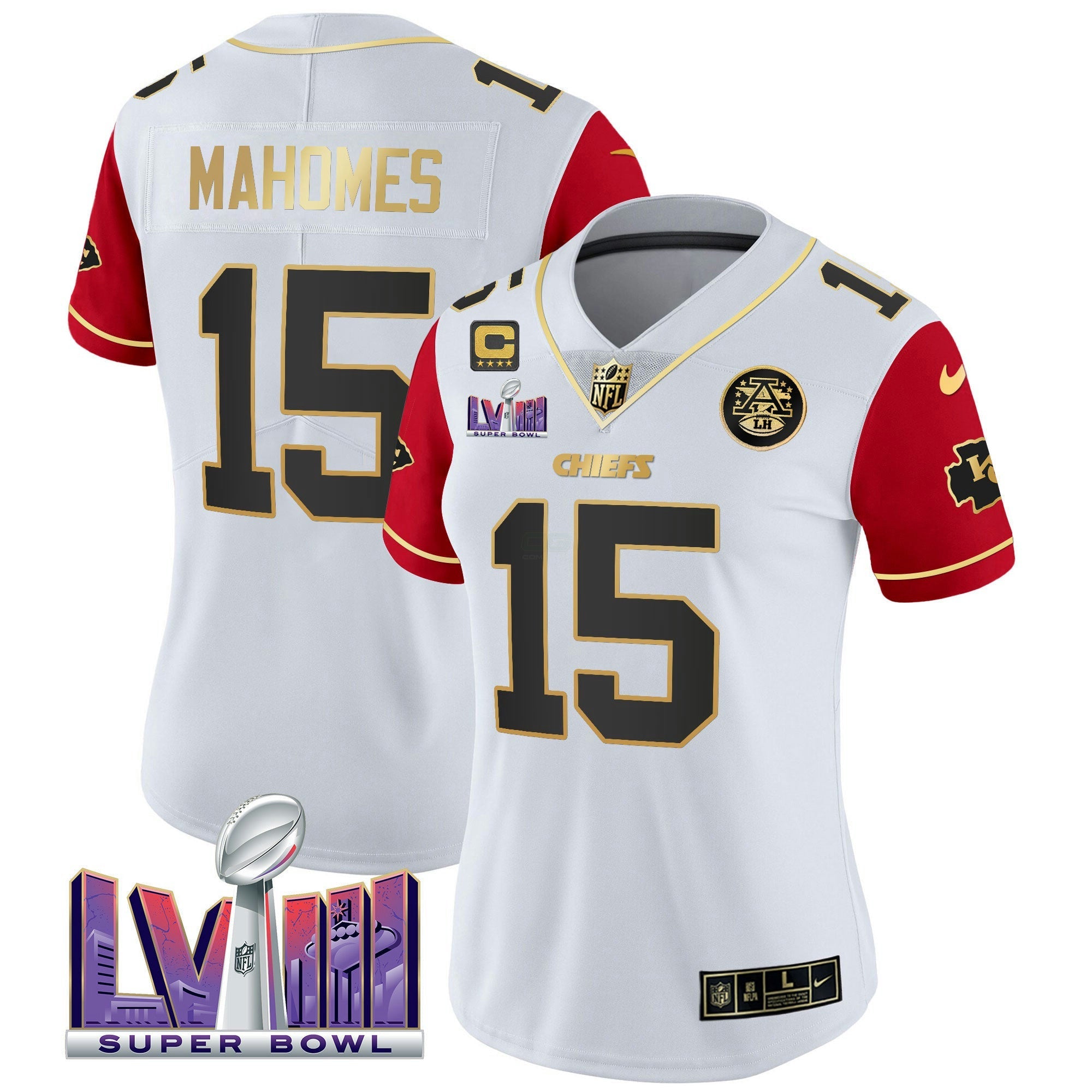Camisa NFL Women’s Super Bowl LVIII Patch Vapor Jersey V4