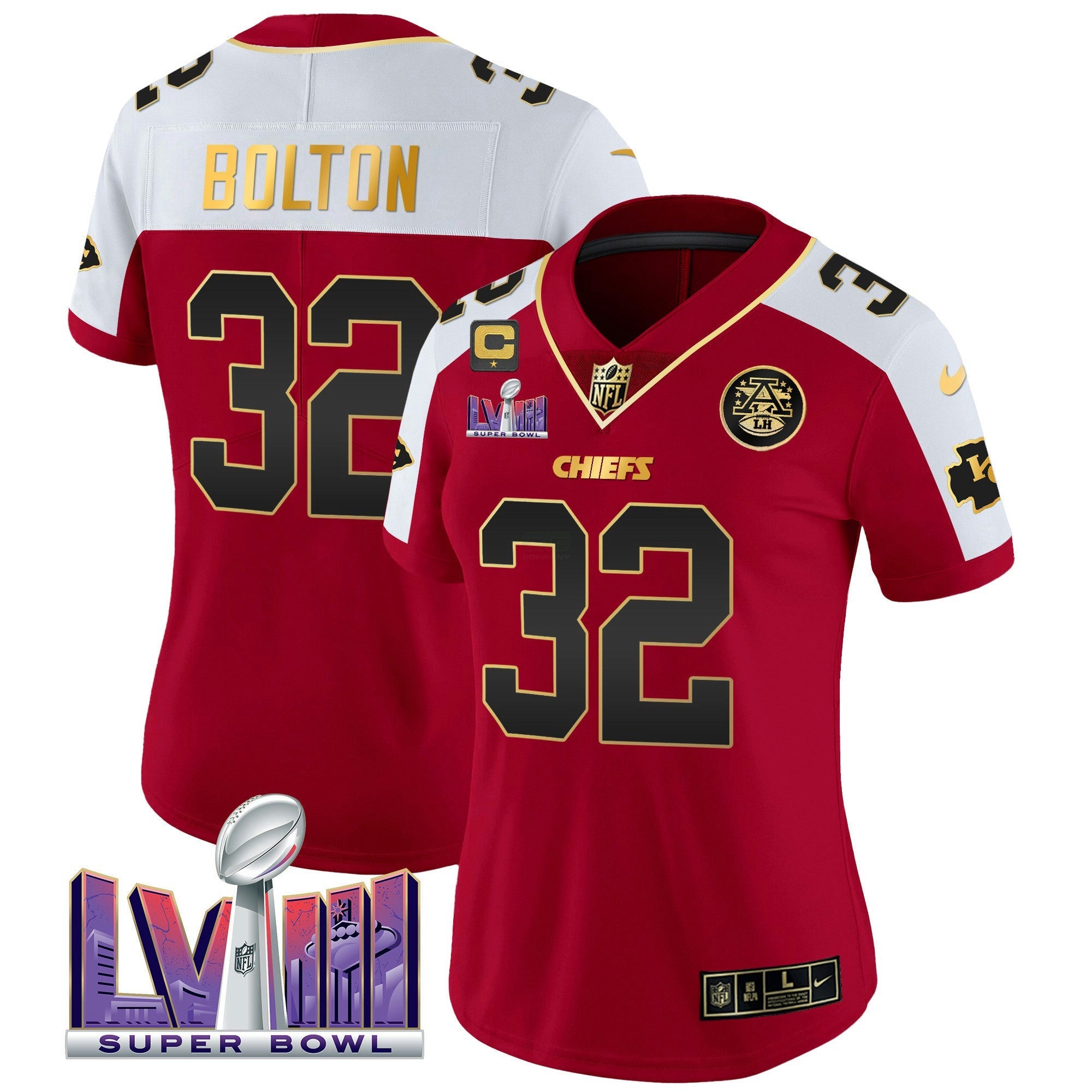 Camisa NFL Women’s Super Bowl LVIII Patch Vapor Jersey