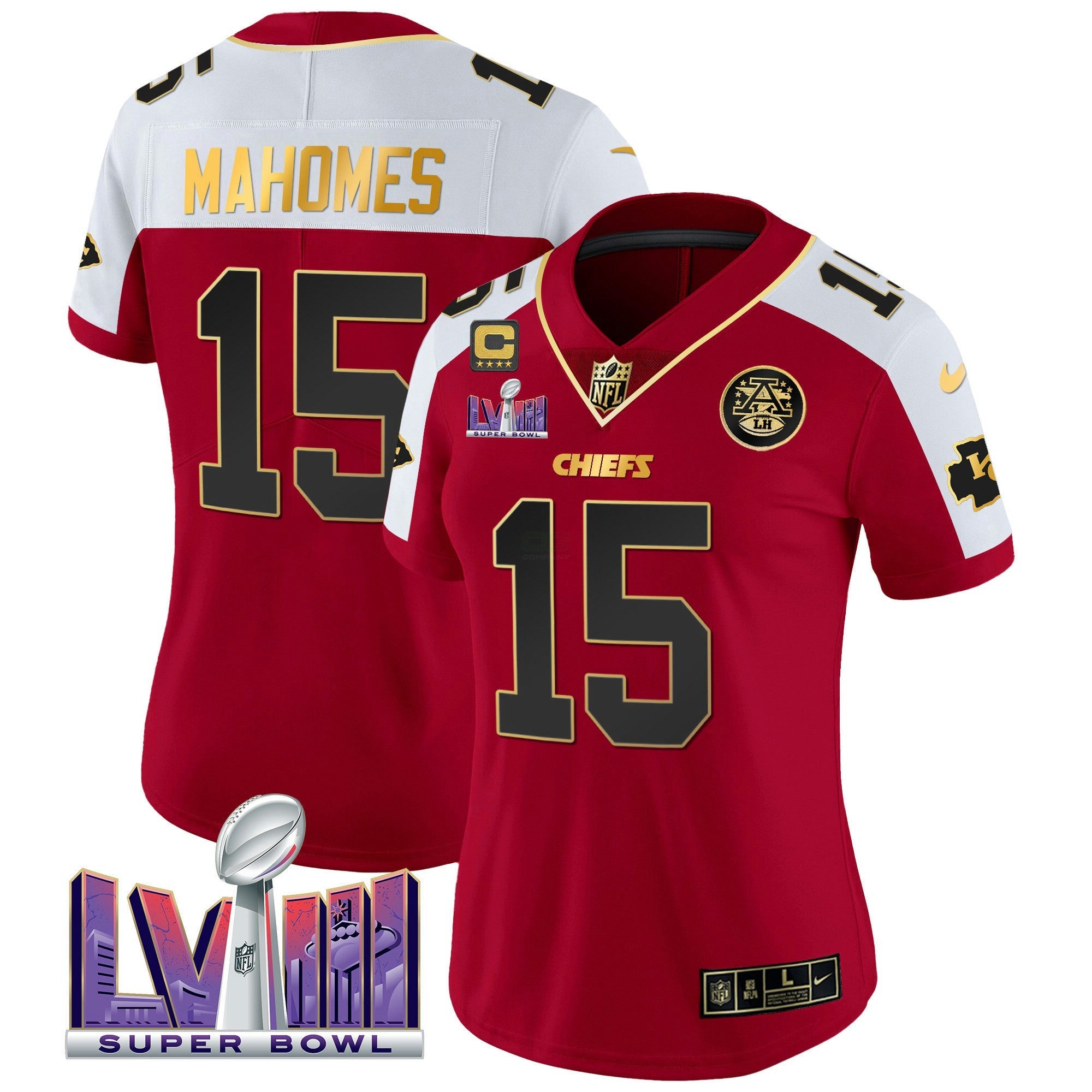 Camisa NFL Women’s Super Bowl LVIII Patch Vapor Jersey