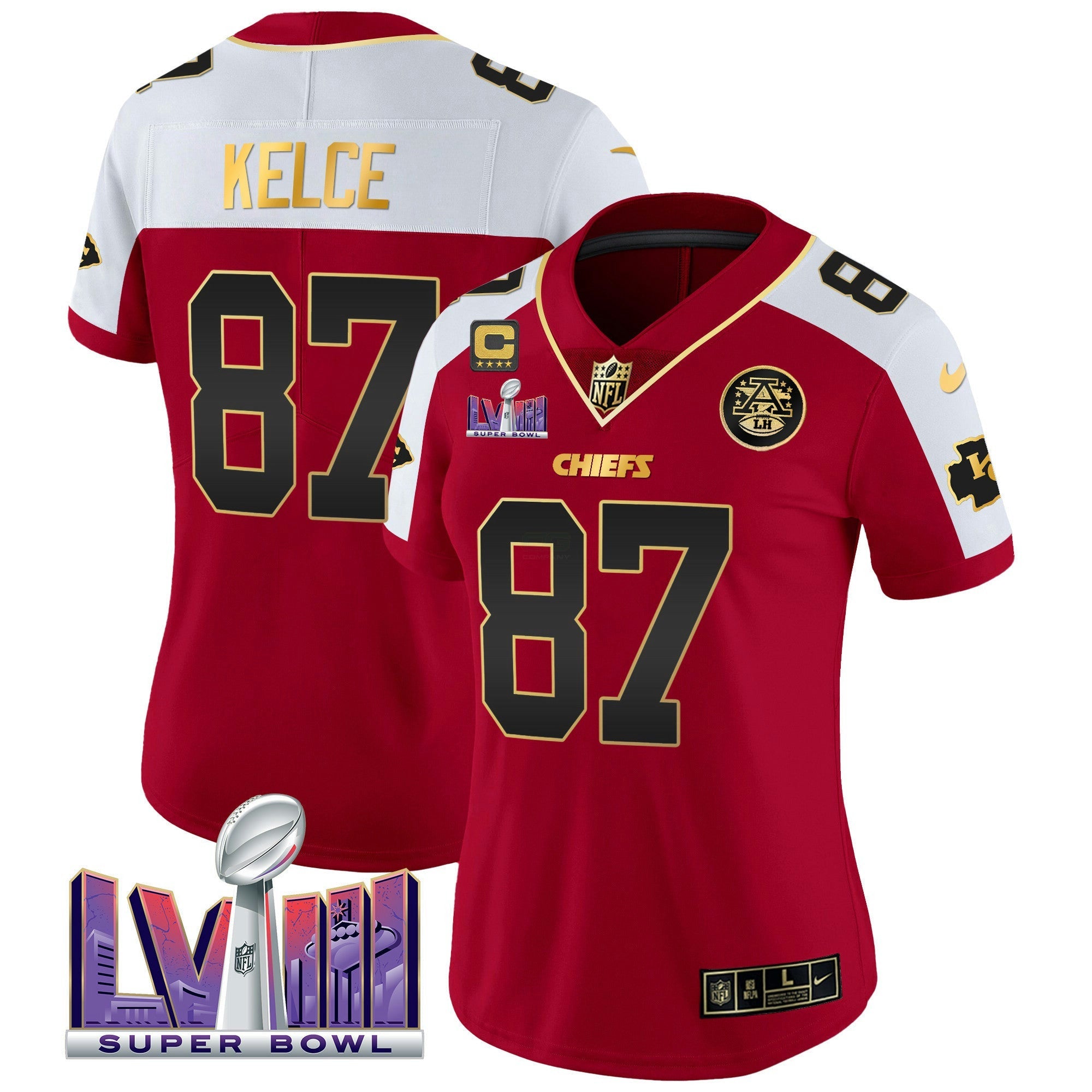 Camisa NFL Women’s Super Bowl LVIII Patch Vapor Jersey