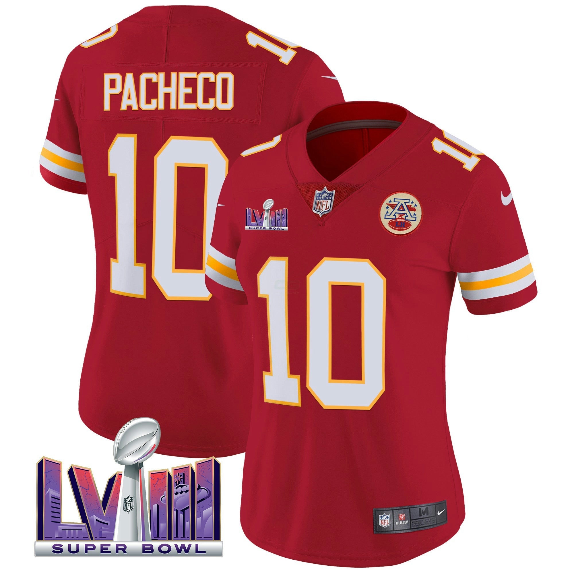 Camisa NFL Women’s Super Bowl LVIII Patch Vapor Jersey