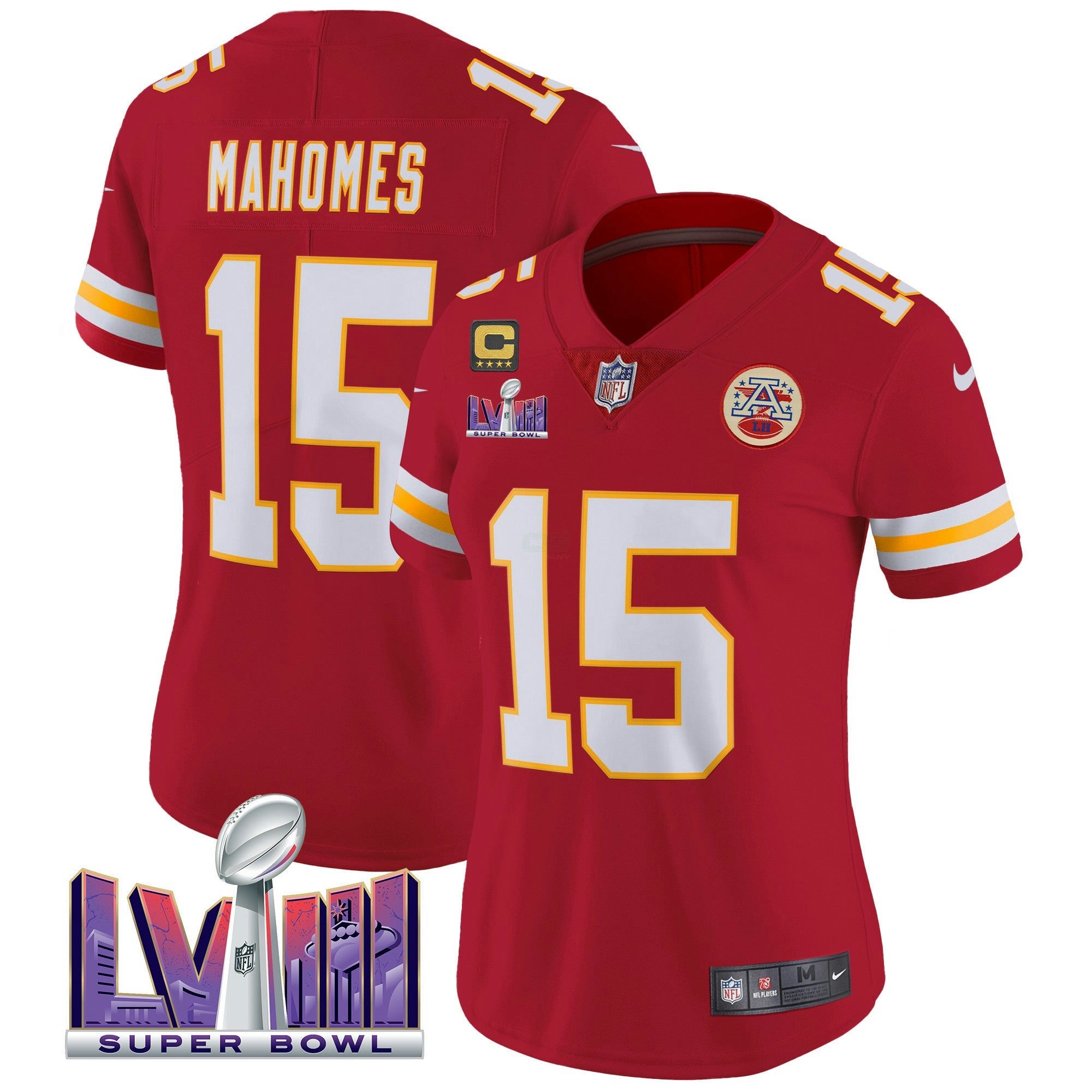 Camisa NFL Women’s Super Bowl LVIII Patch Vapor Jersey