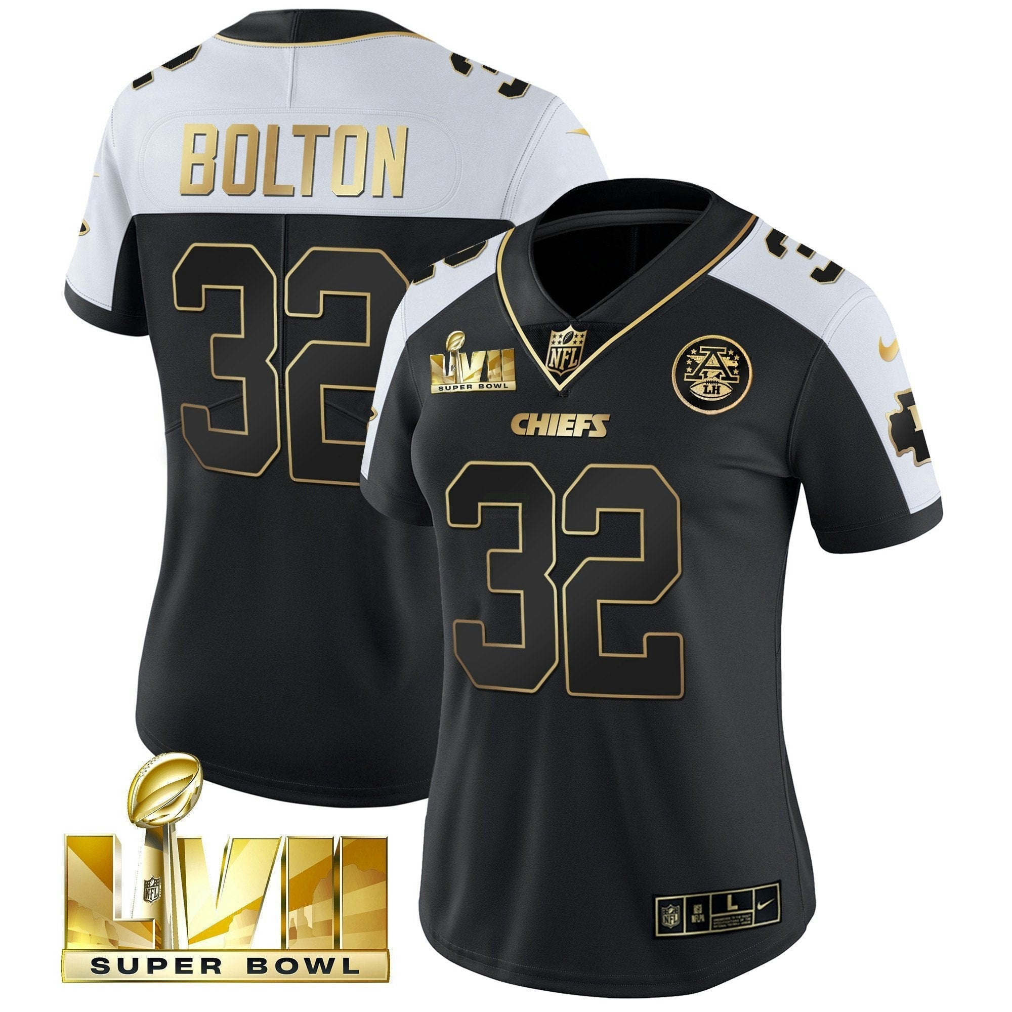 Camisa NFL Women’s Super Bowl Vapor Dourada Jersey