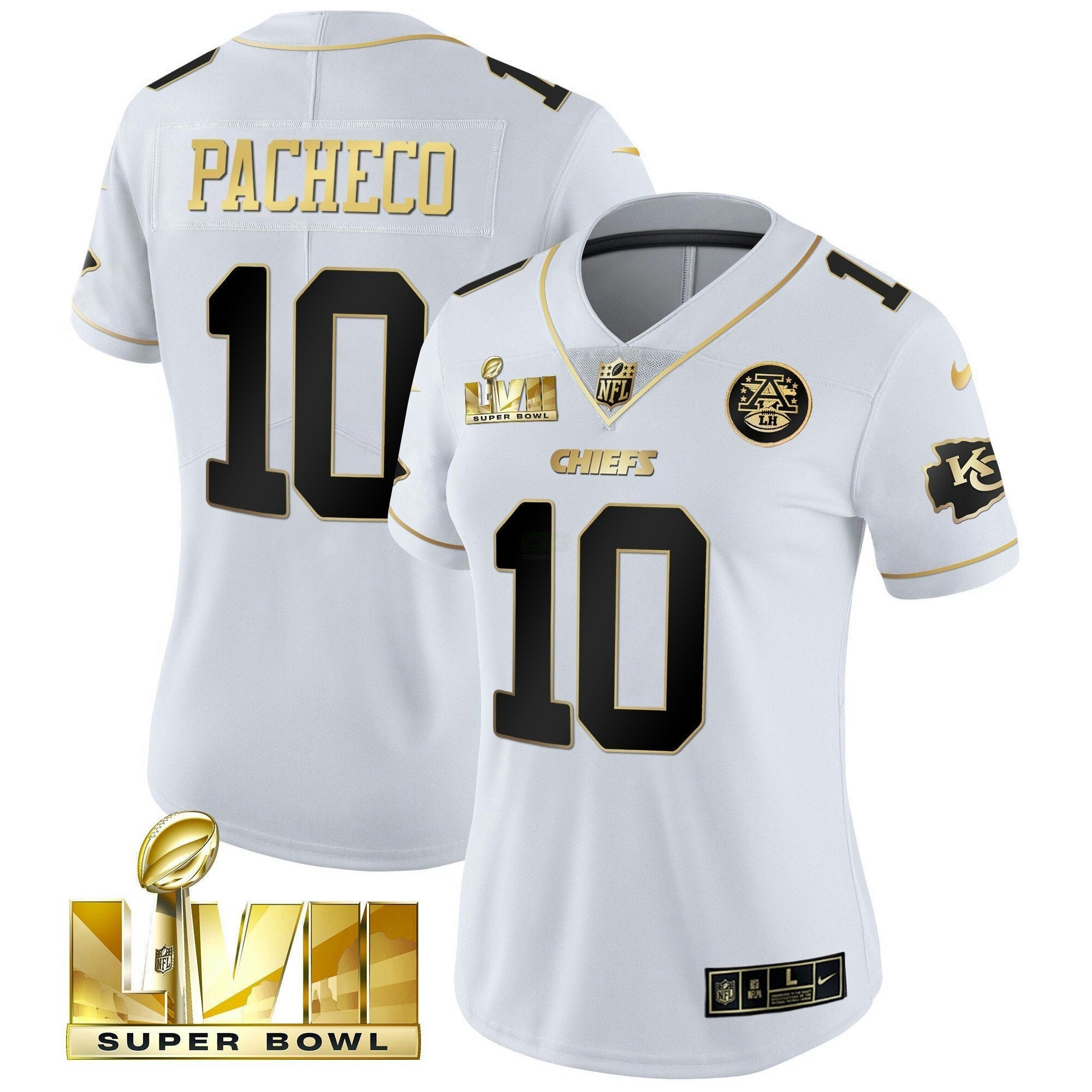Camisa NFL Women’s Super Bowl Vapor Dourada Jersey