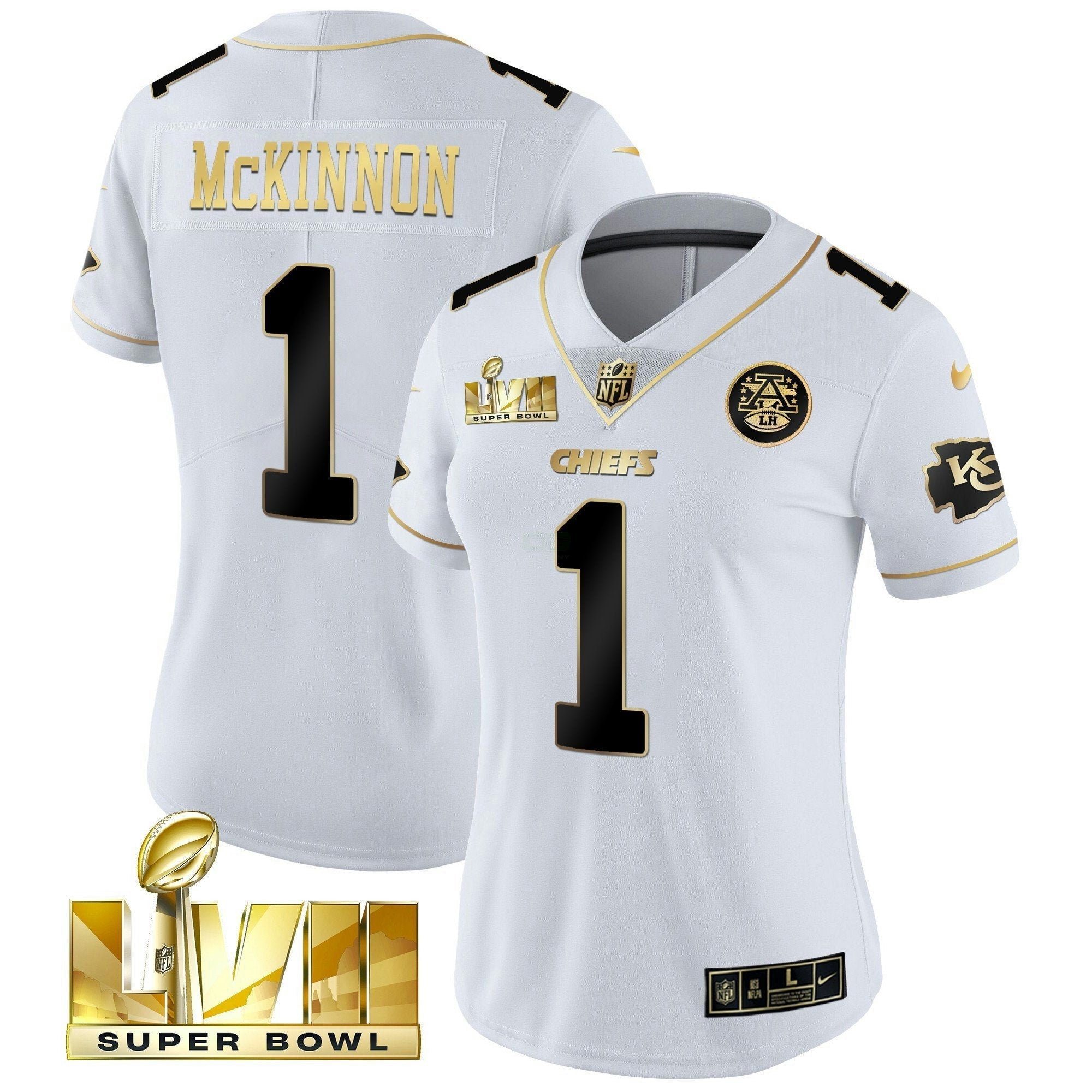 Camisa NFL Women’s Super Bowl Vapor Dourada Jersey