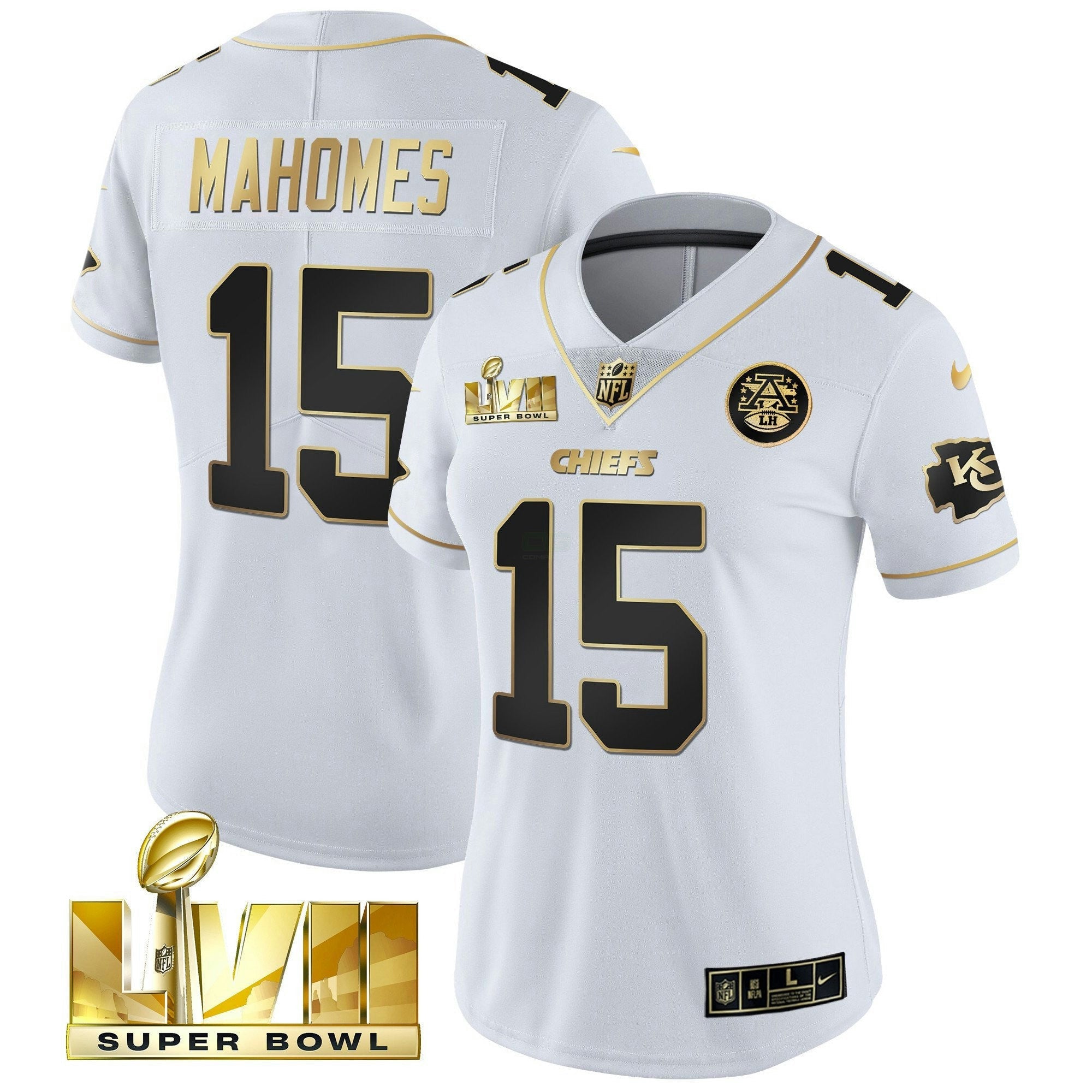 Camisa NFL Women’s Super Bowl Vapor Dourada Jersey