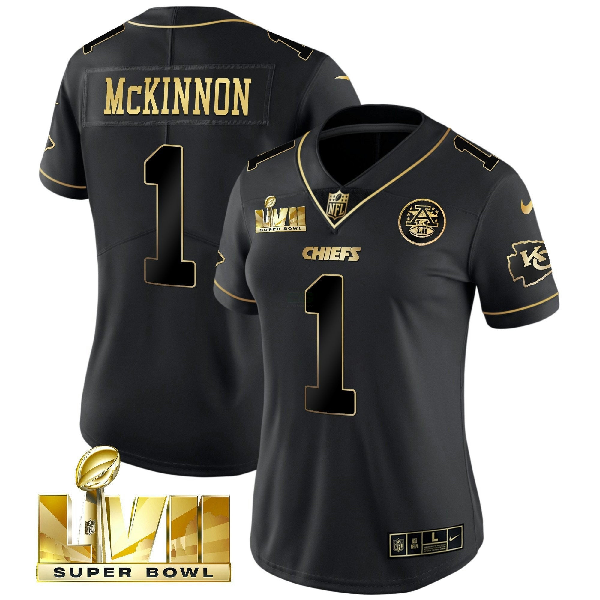 Camisa NFL Women’s Super Bowl Vapor Dourada Jersey