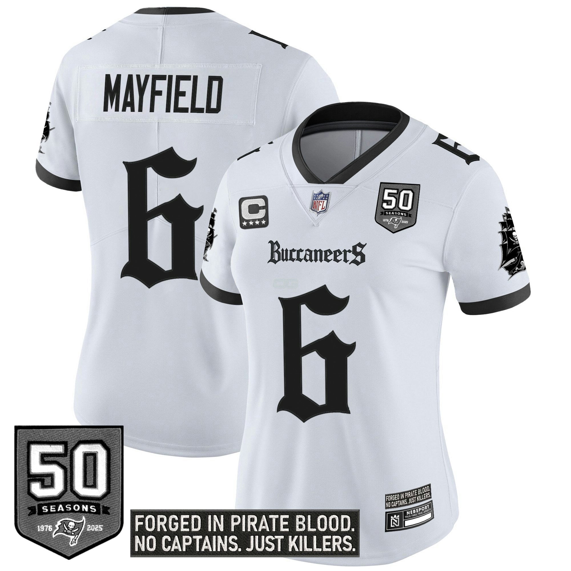 Camisa NFL Women’s Tampa Bay ‘Gothic Pirate Shadows Edition’ Vapor Limited Jersey