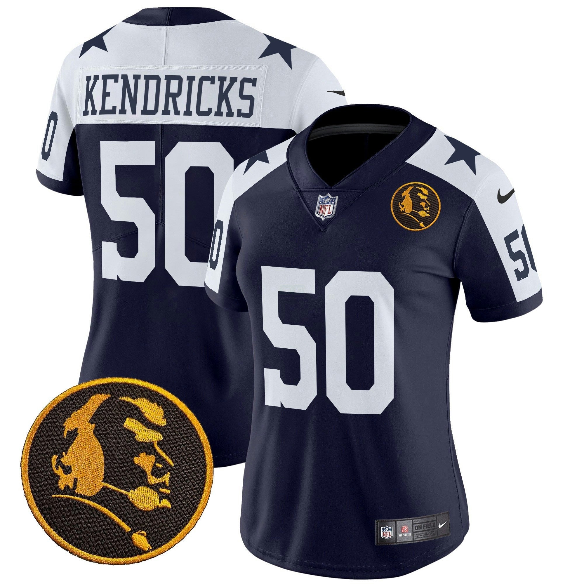 Camisa NFL Women’s Texas & John Madden Patch Vapor Limited Jersey V2