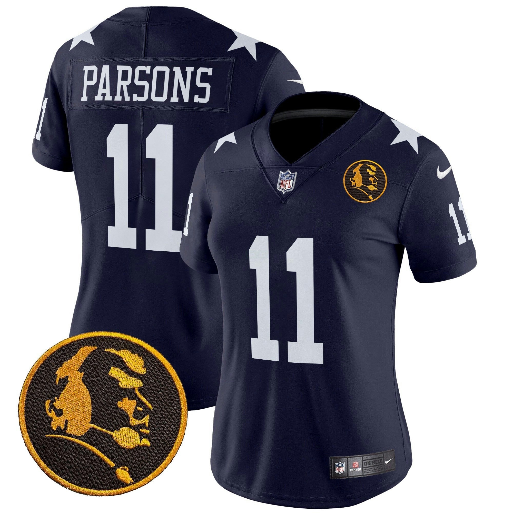 Camisa NFL Women’s Texas & John Madden Patch Vapor Limited Jersey V2