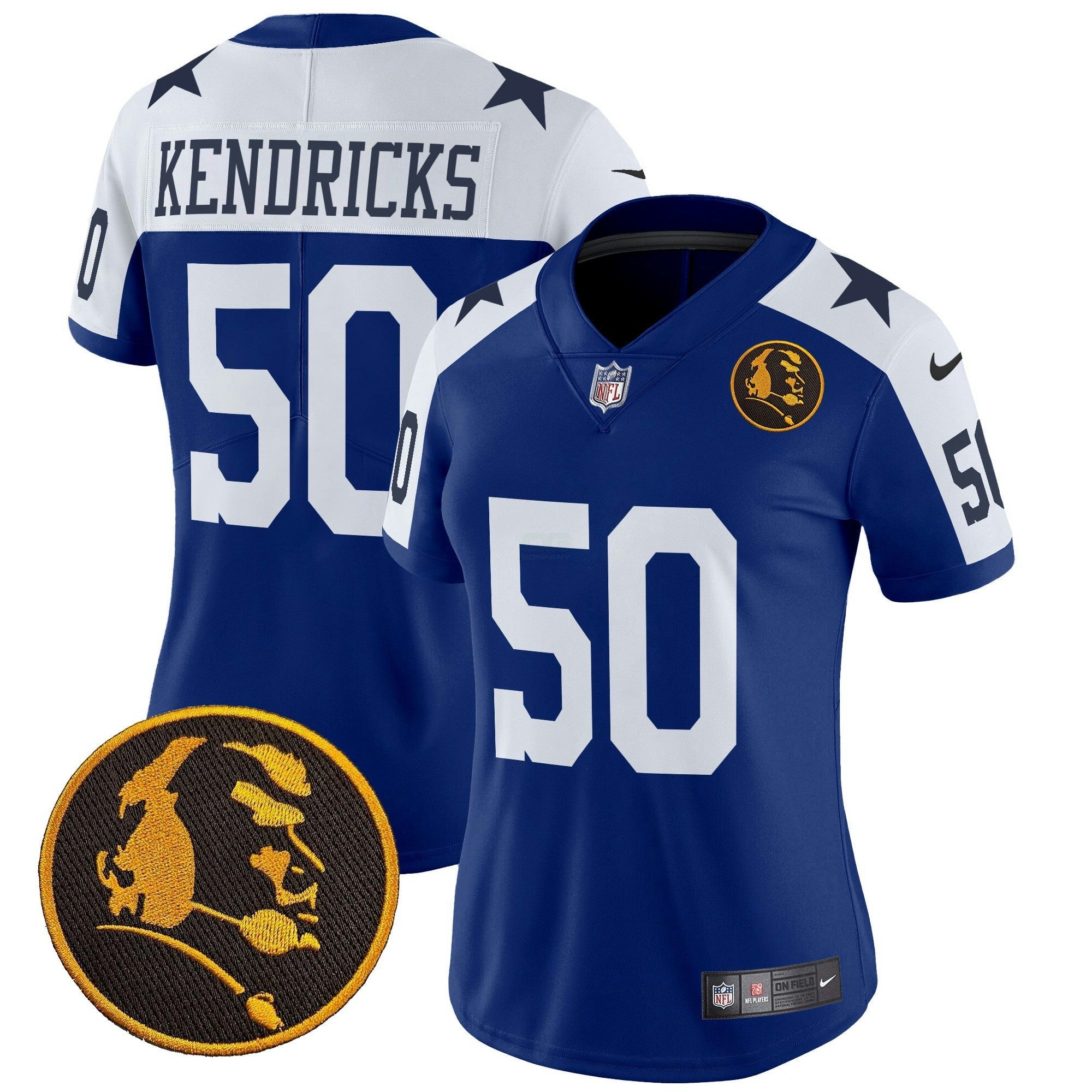 Camisa NFL Women’s Texas & John Madden Patch Vapor Limited Jersey V2