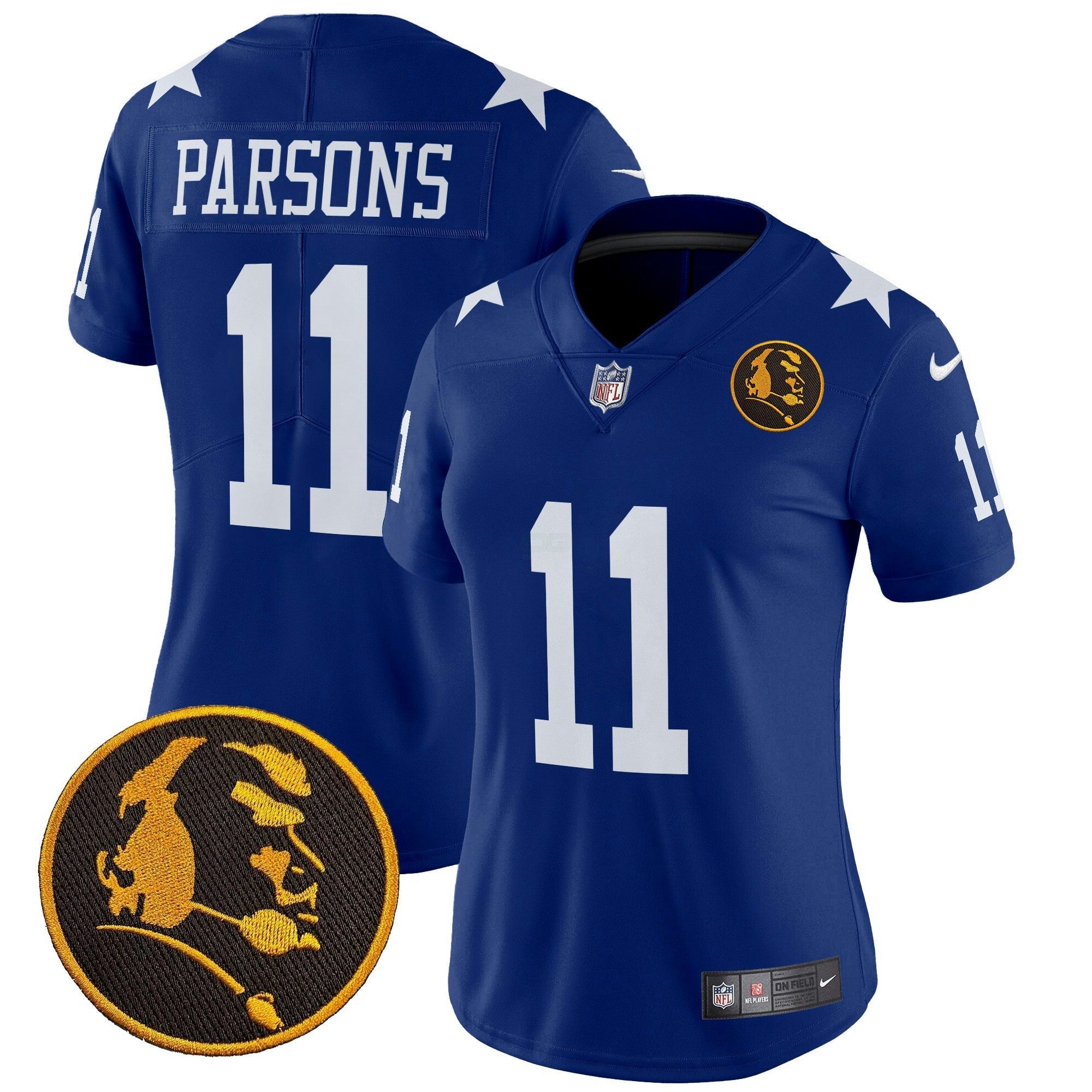 Camisa NFL Women’s Texas & John Madden Patch Vapor Limited Jersey V2