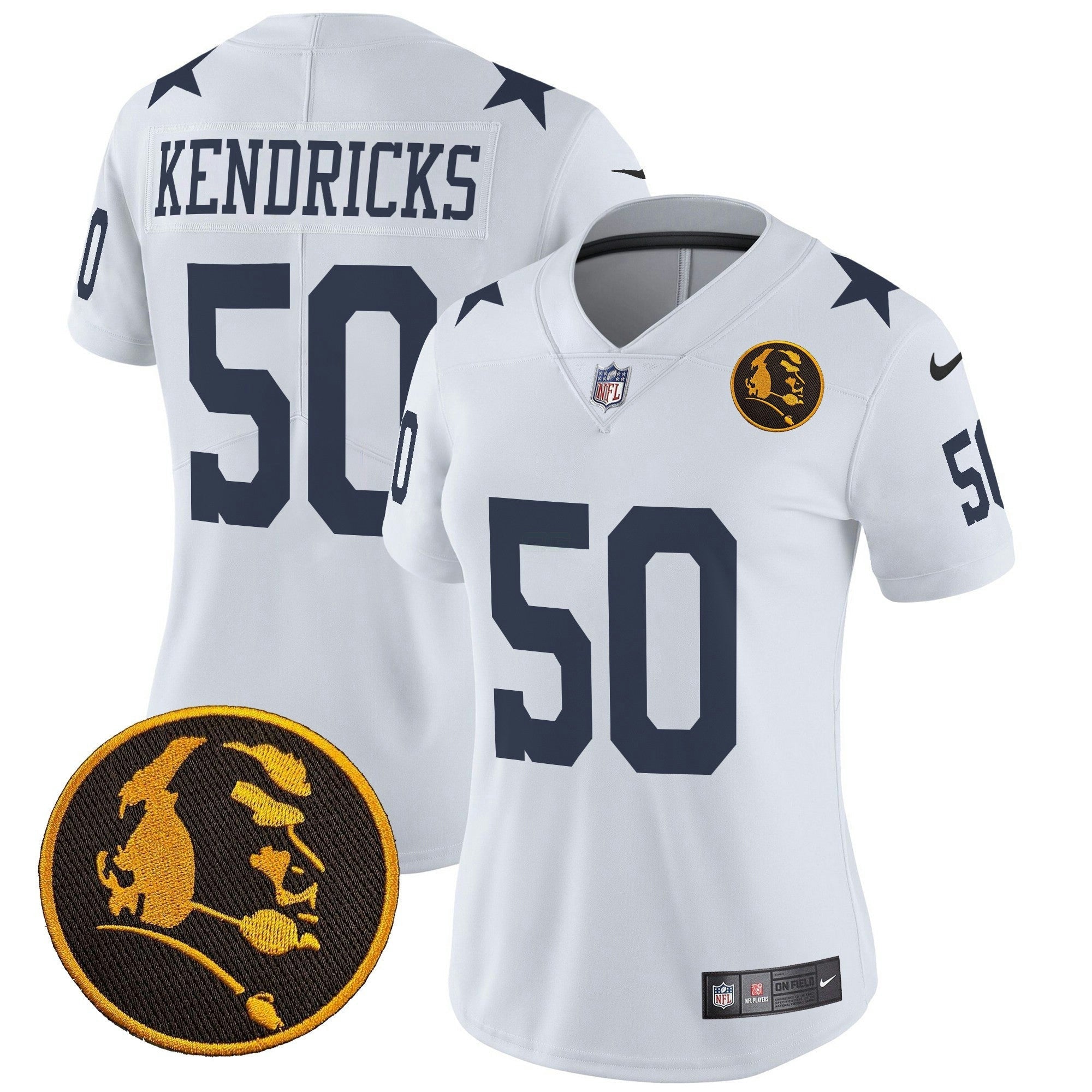 Camisa NFL Women’s Texas & John Madden Patch Vapor Limited Jersey V2