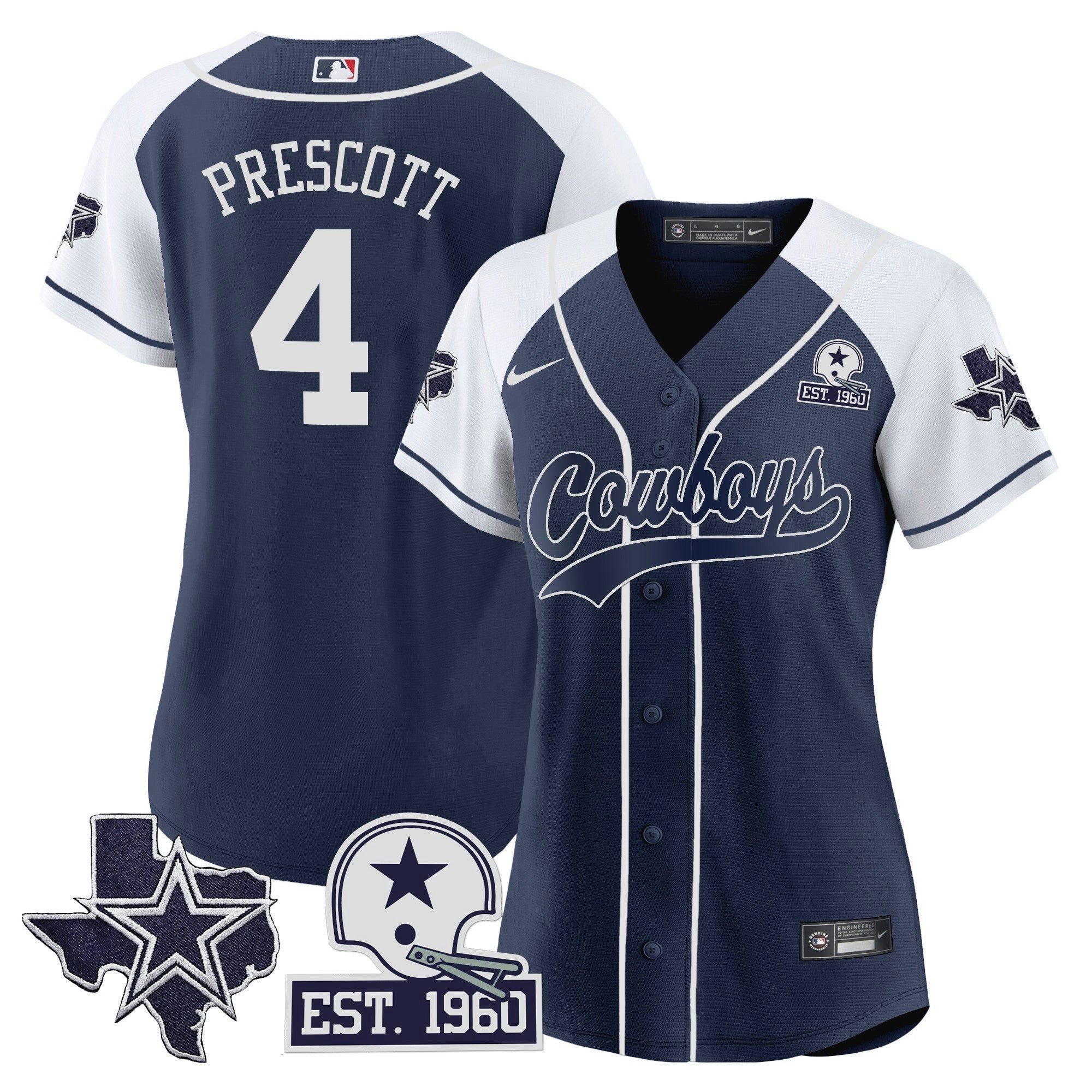 Camisa NFL Women’s Texas Patch Jersey